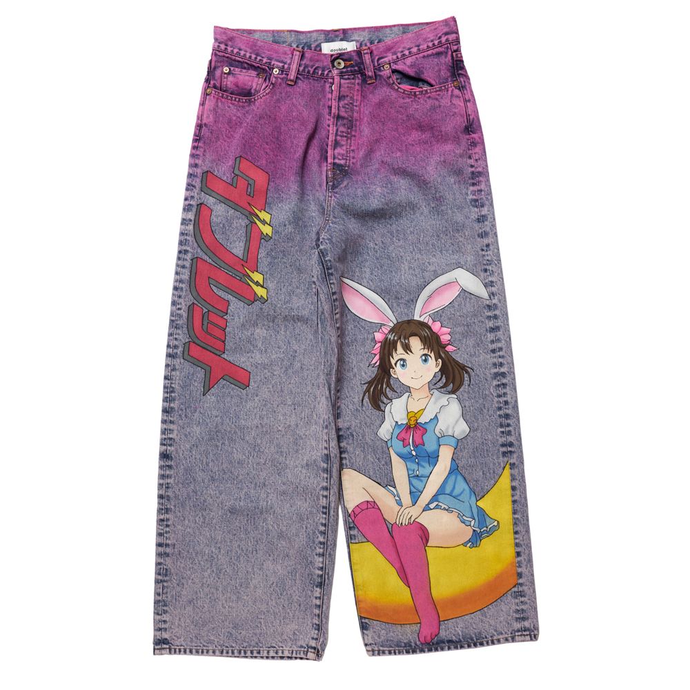 doublet - doublet 25SS ANIME HAND-PAINTING DENIM PANTS(25SS06PT296