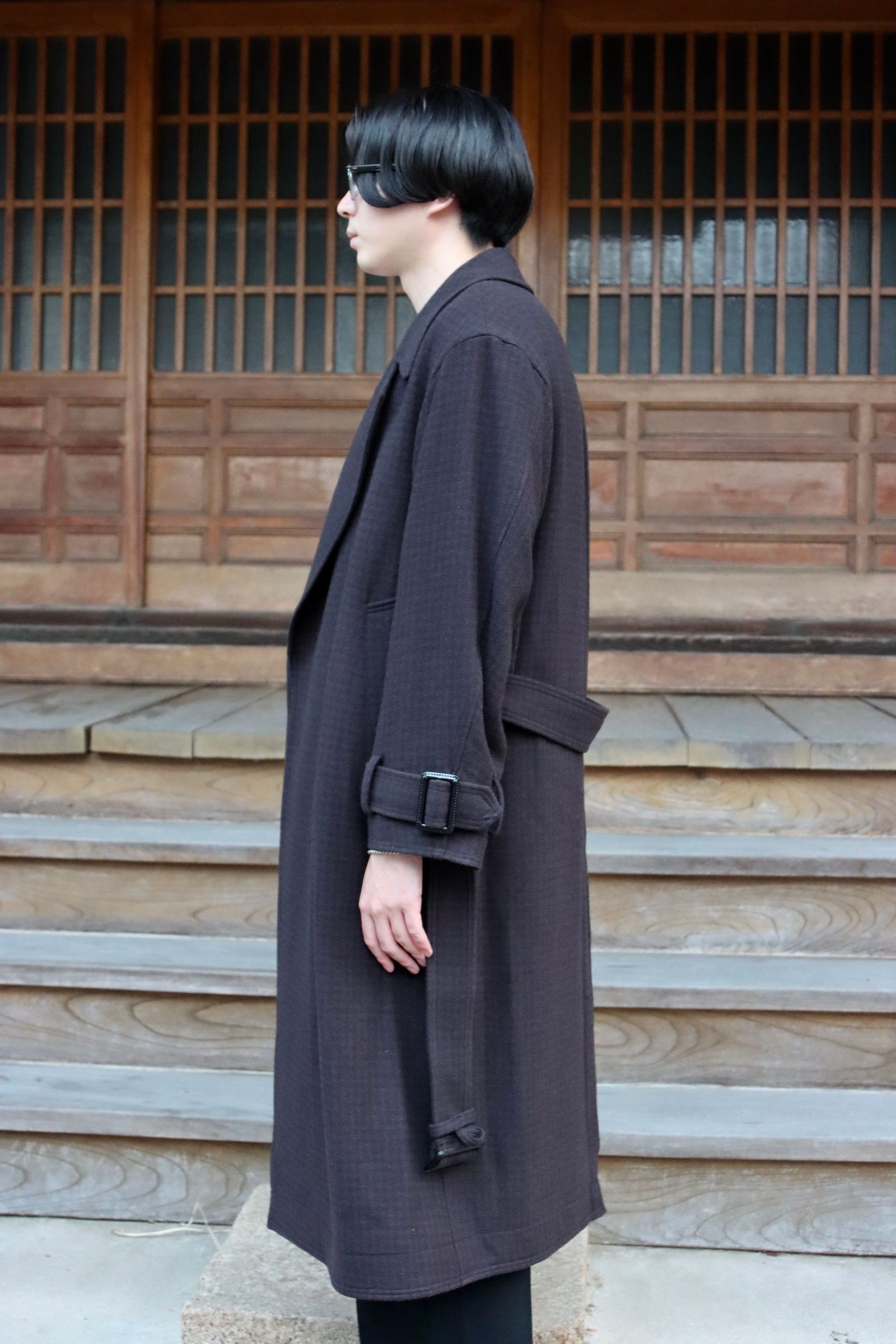 YOKE DOUBLE BREAST OVERCOAT