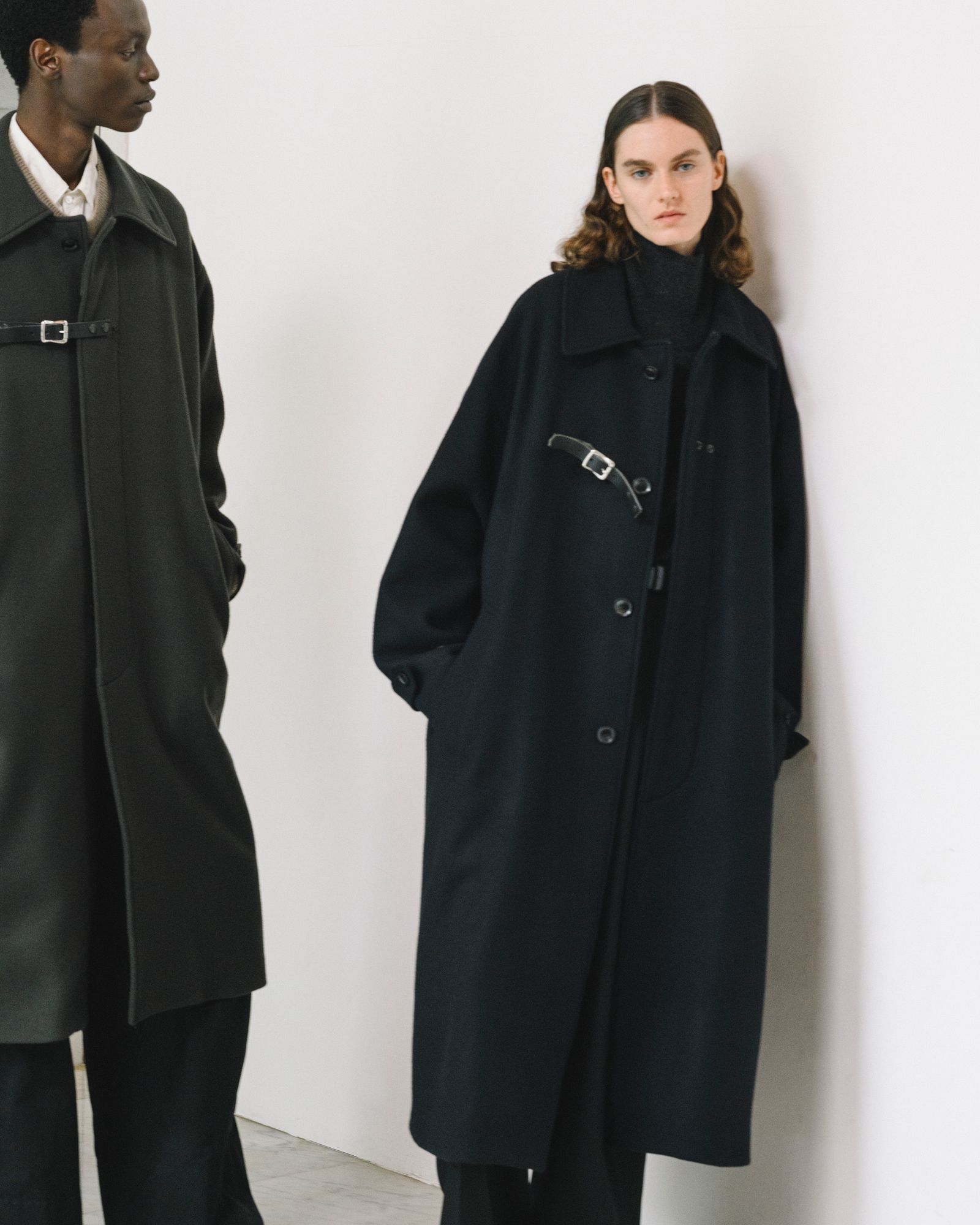 YOKE - ヨーク 25FW Melton Big Balmaccan Coat(YK25FW01033C)BLACK | MARK