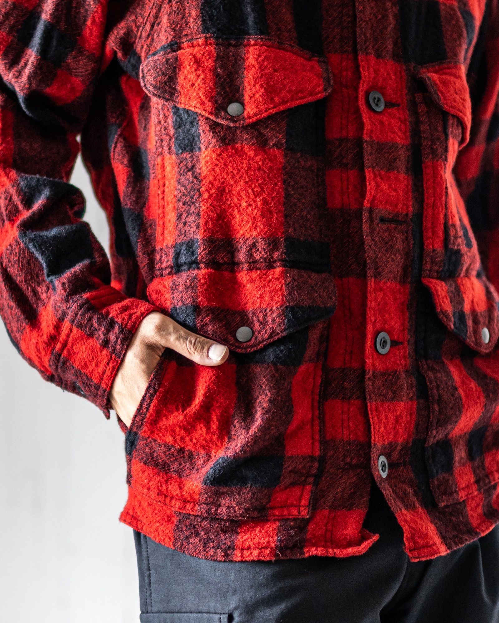 JUNYA WATANABE MAN FILSON Wネームウールチェックジャケット 8月9日