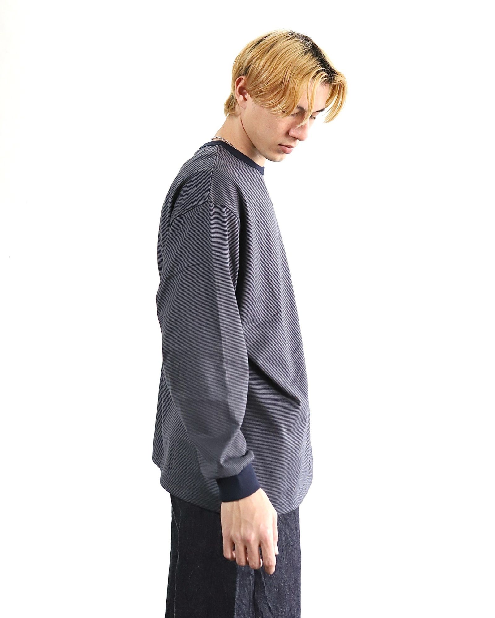 Graphpaper 24SS 新作Narrow Border L/S Tee style 2024.3.1 | 4317 | MARK
