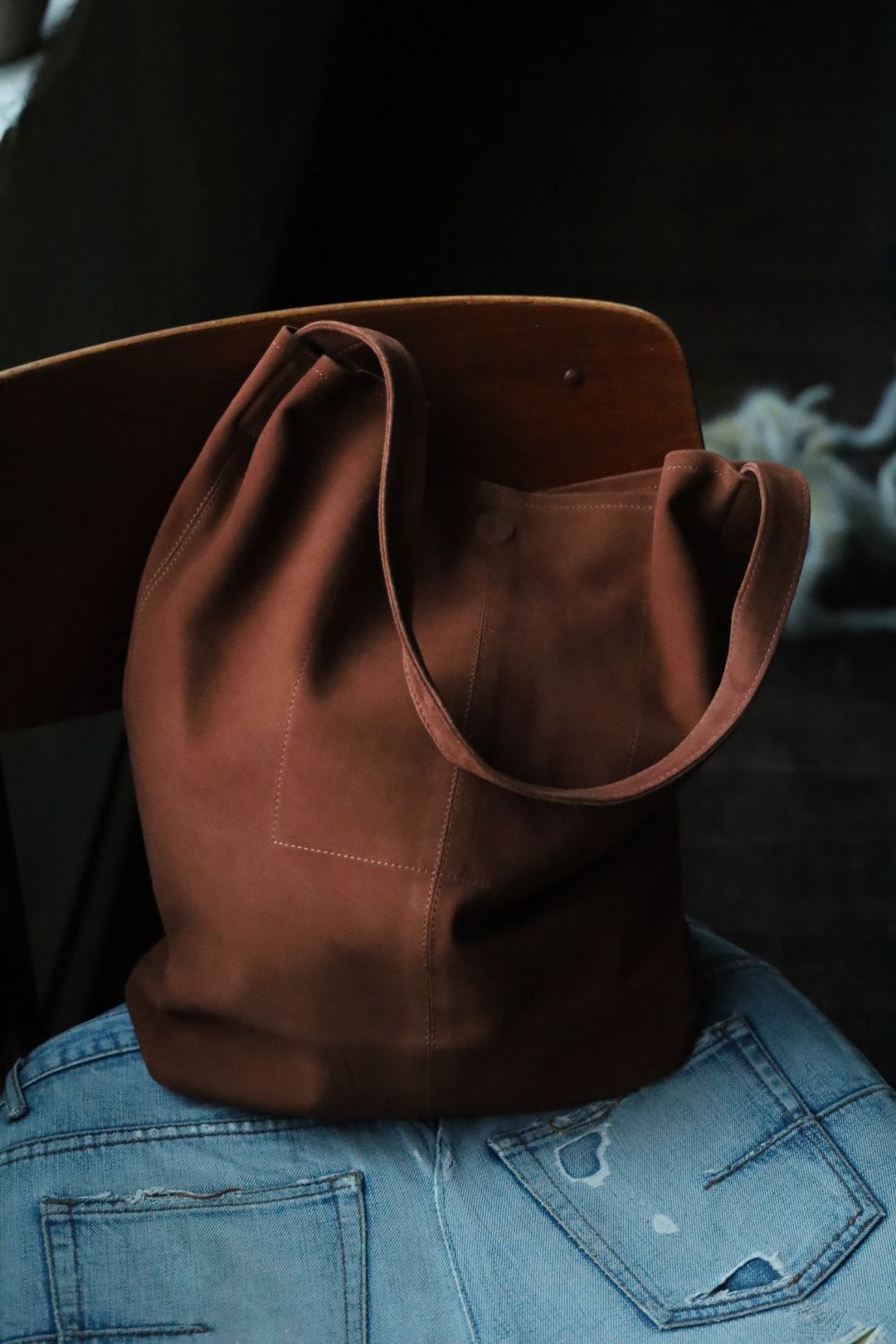 Morphée - Morphee / モルフェトートバッグ CYLINDER L(CYL-OBR)OIL