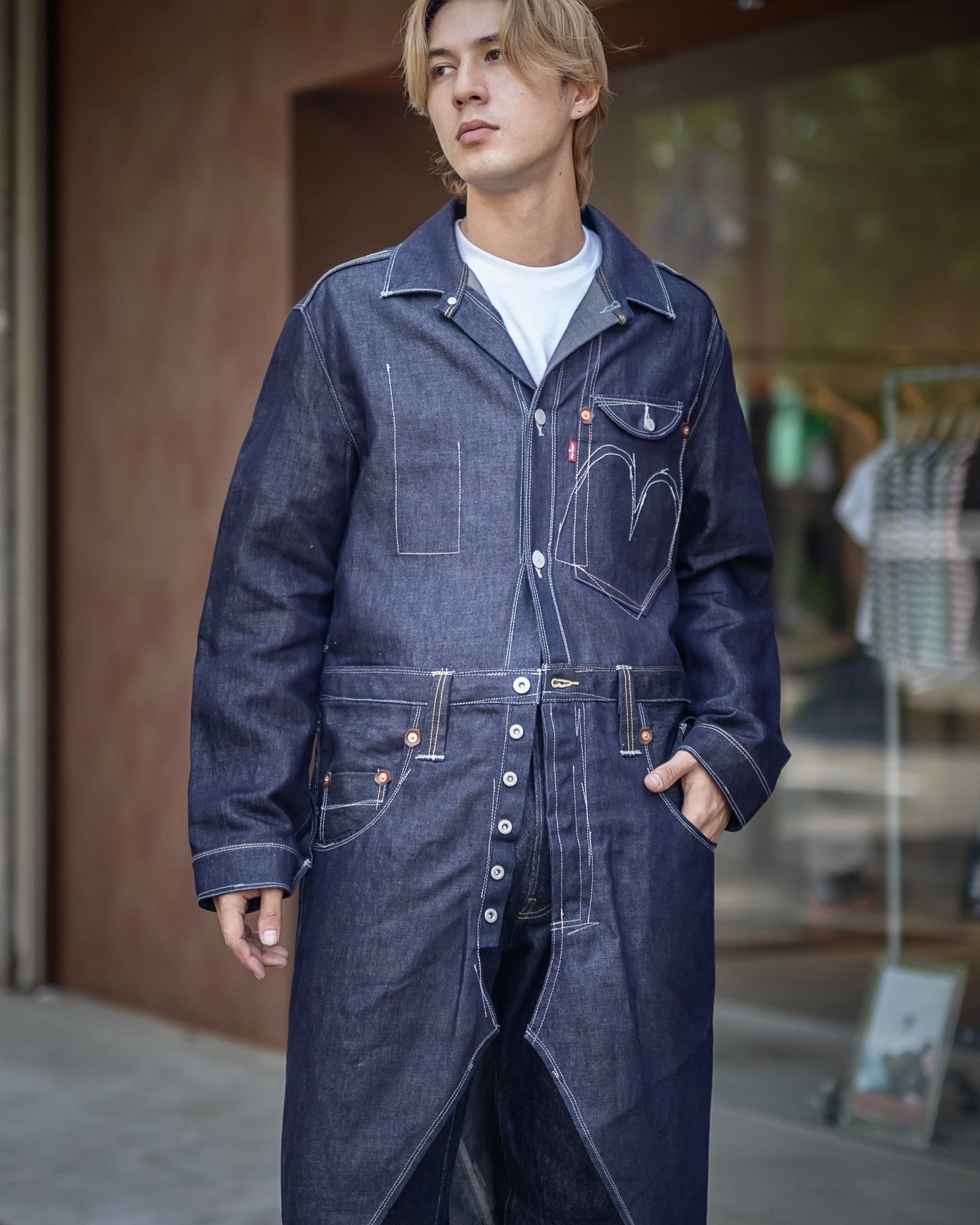 JUNYA WATANABE MAN Levi's Wネーム オーバーオールジャケット新作発売
