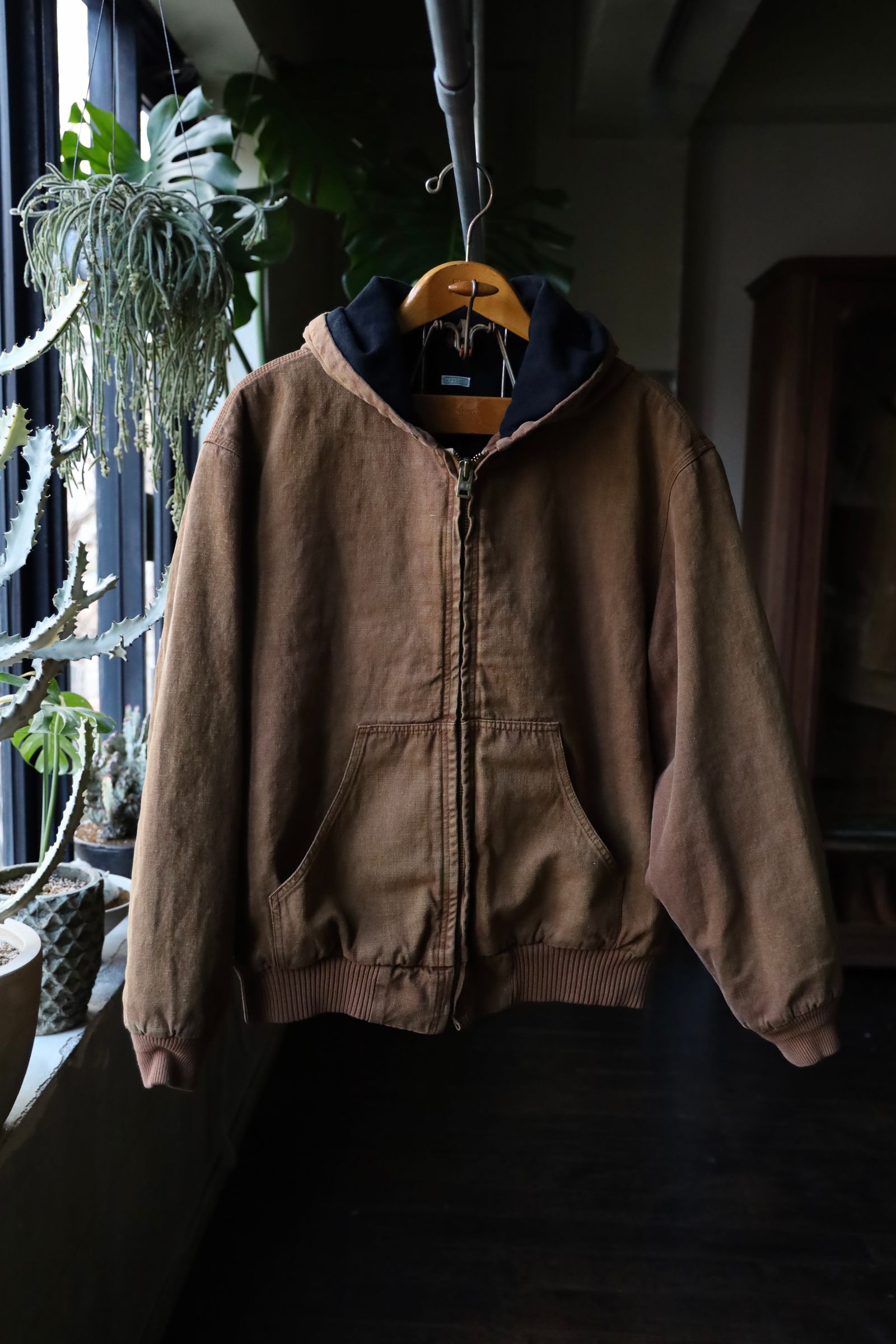 A.PRESSE - アプレッセ Silk Linen Hooded Parka(25SAP-01-14H)BROWN