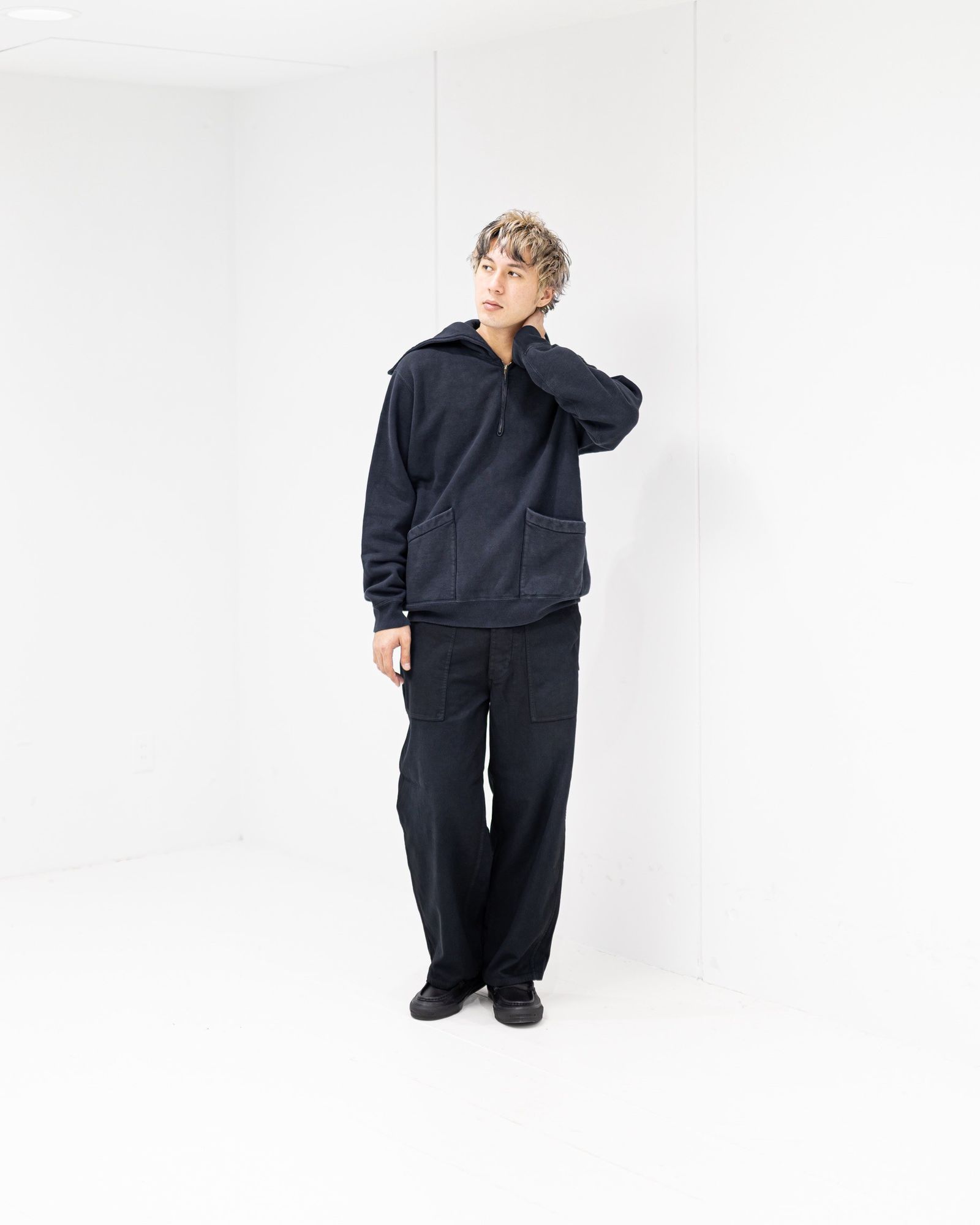 A.PRESSE - アプレッセ 2026 STYLE1 Vintage Sailor Hood Half Zip