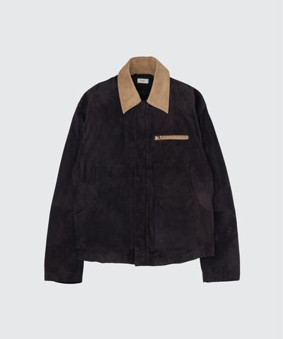 YOKE - YOKE SPRING SUMMER 2026 Goat Suede Work Jacket(YK26SS01163B