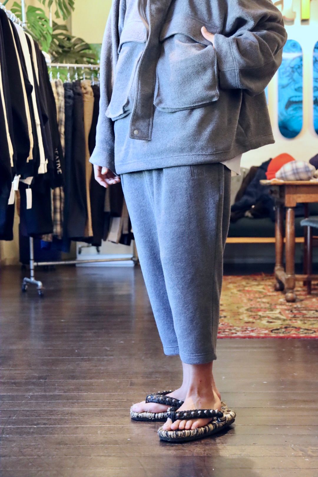 S.F.C 新作FLEECE HOODIE JACKET