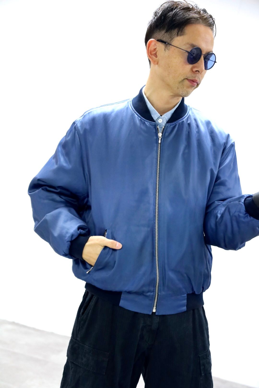 A.PRESSE 2026 STYLE1 Vintage Silk Viscose Tour Jacket