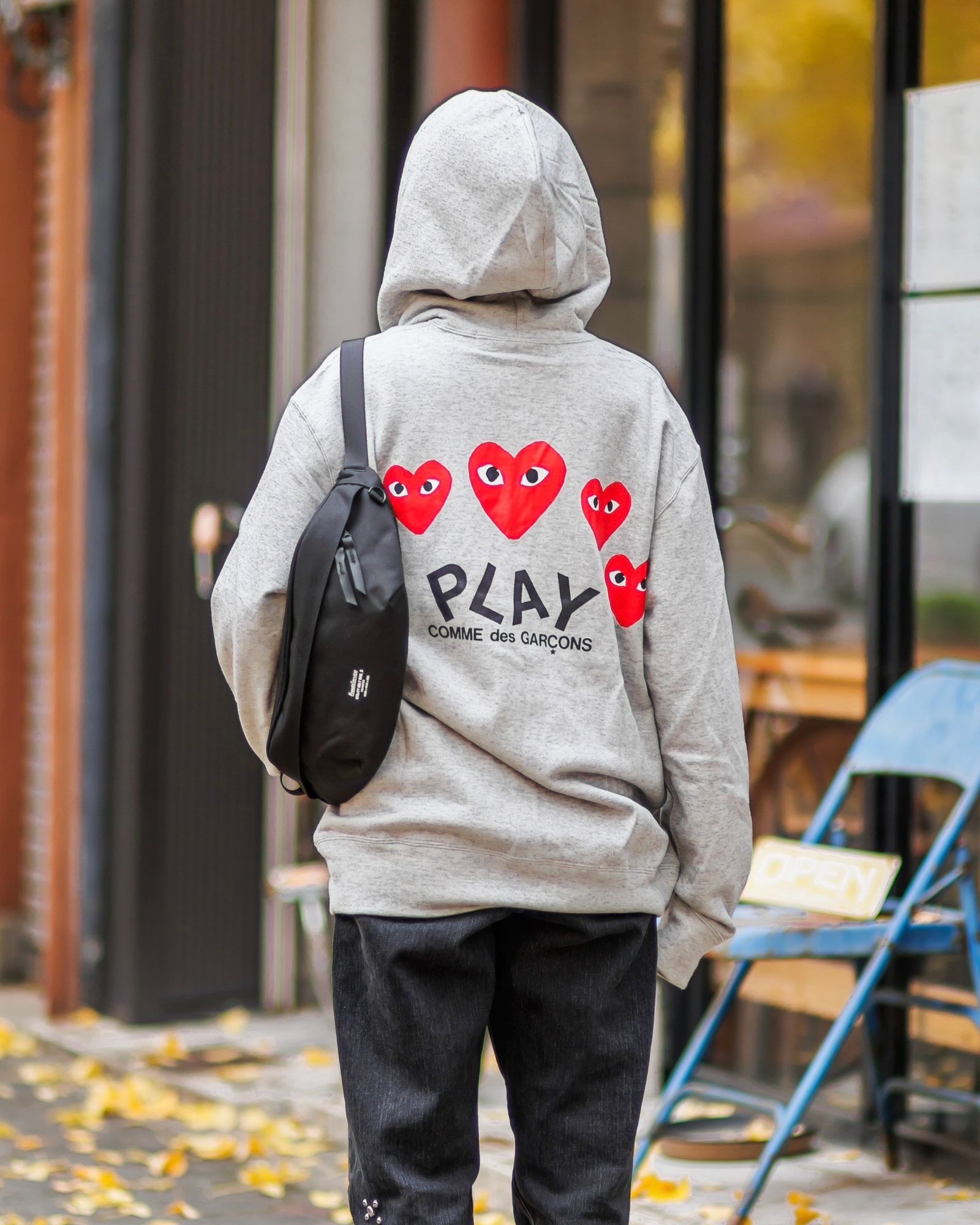 PLAY COMME des GARCONS 新作5ハートスウェットパーカー style.2024.12