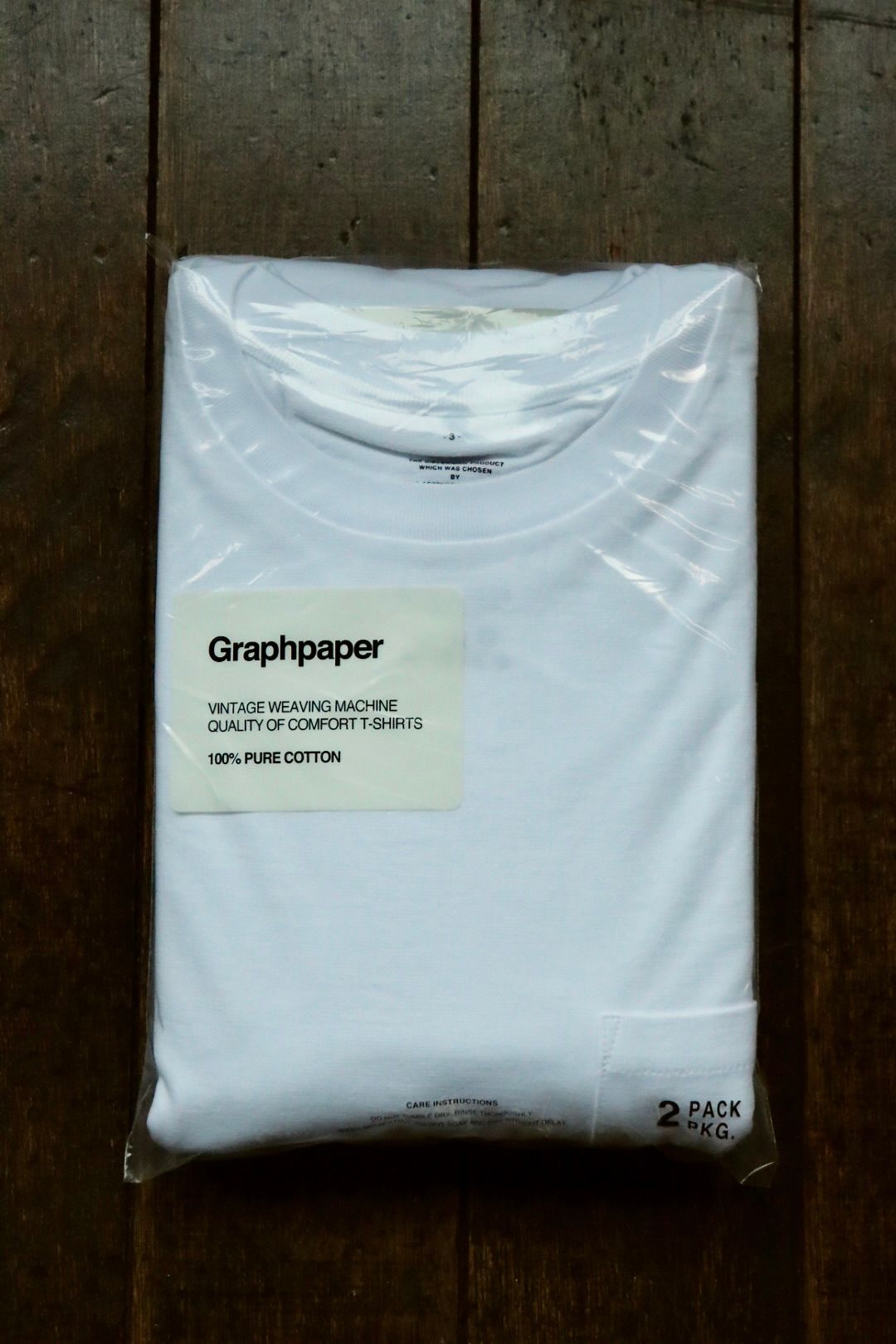 Graphpaper - グラフペーパー パックTシャツ 2-Pack Crew Neck Tee