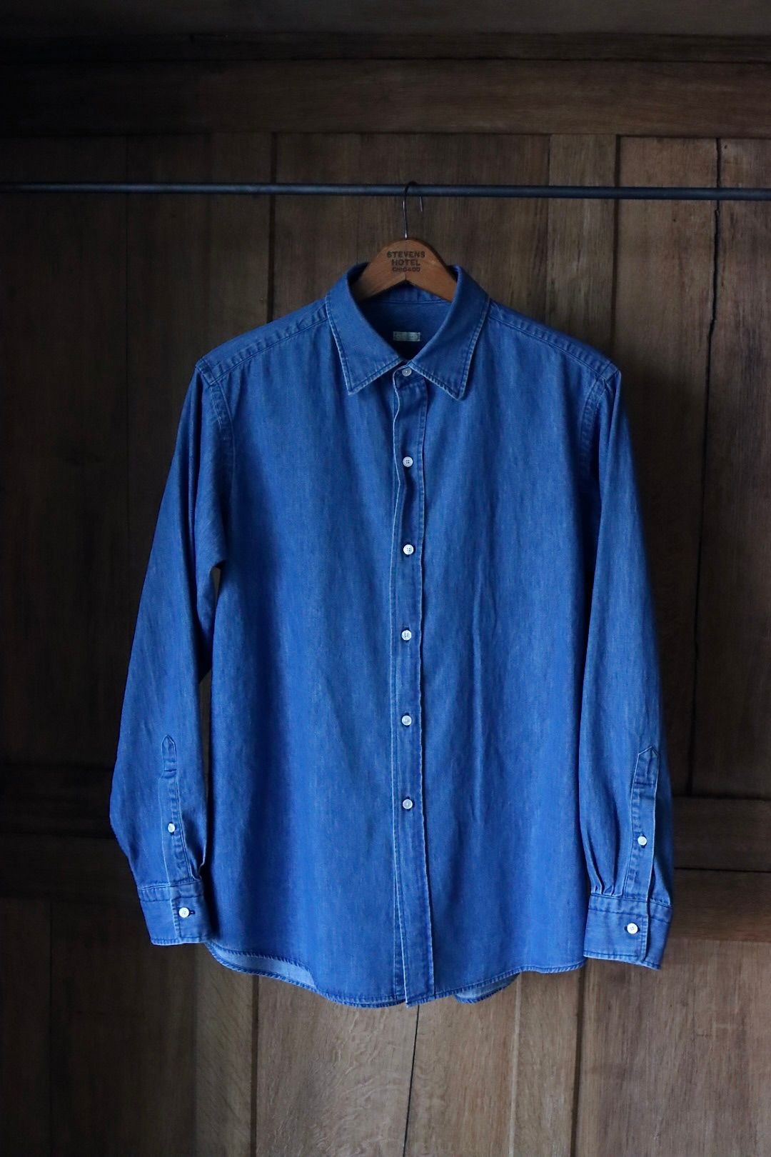 A.PRESSE - アプレッセ24SSデニムシャツ Washed Denim Shirt(24SAP-02