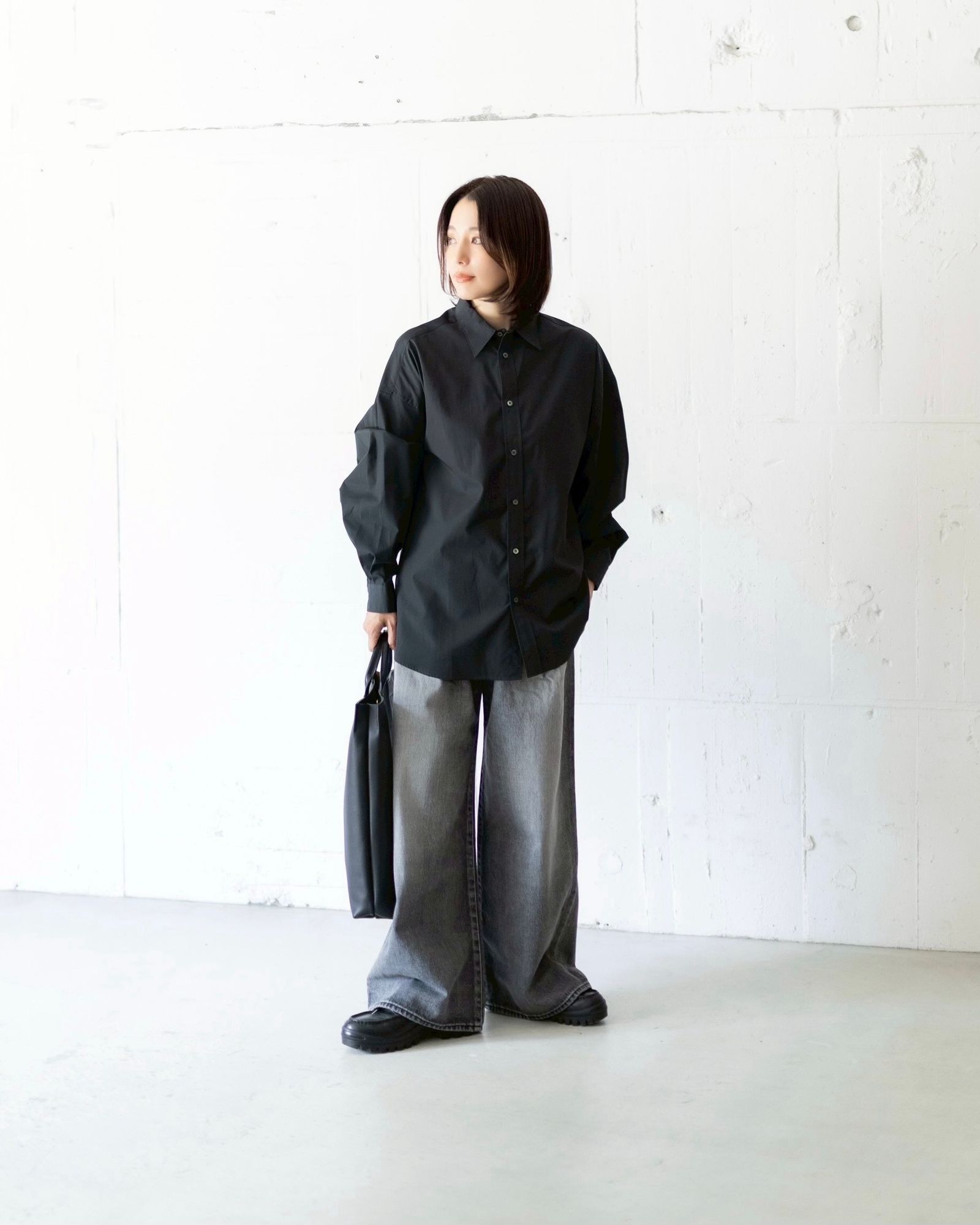 Graphpaper - Graphpaper 25AW Women's High Count Broad L/S