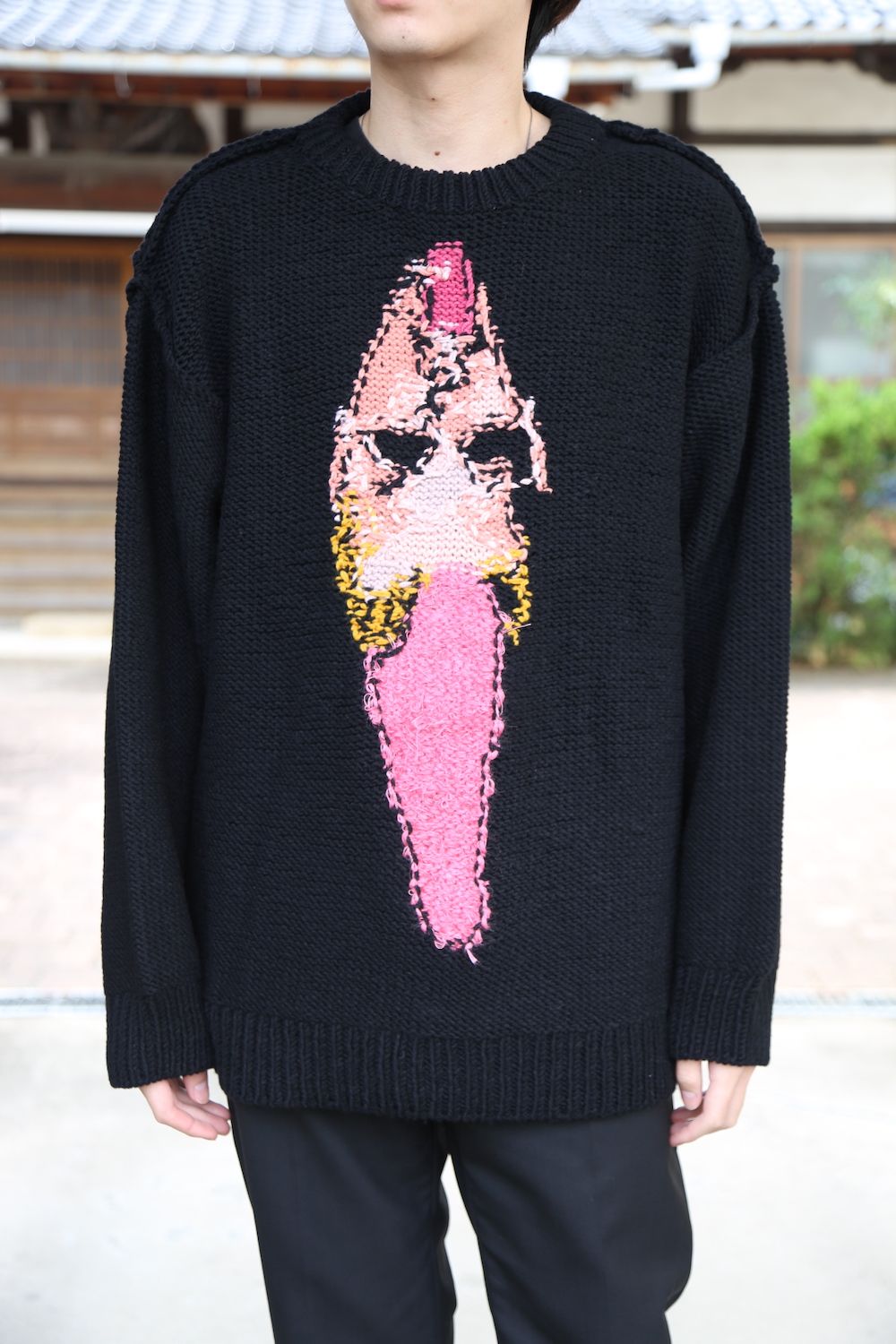 doublet 2020FW 本日発売 doublet HAND-KNITTING JACQUARD PULLOVER