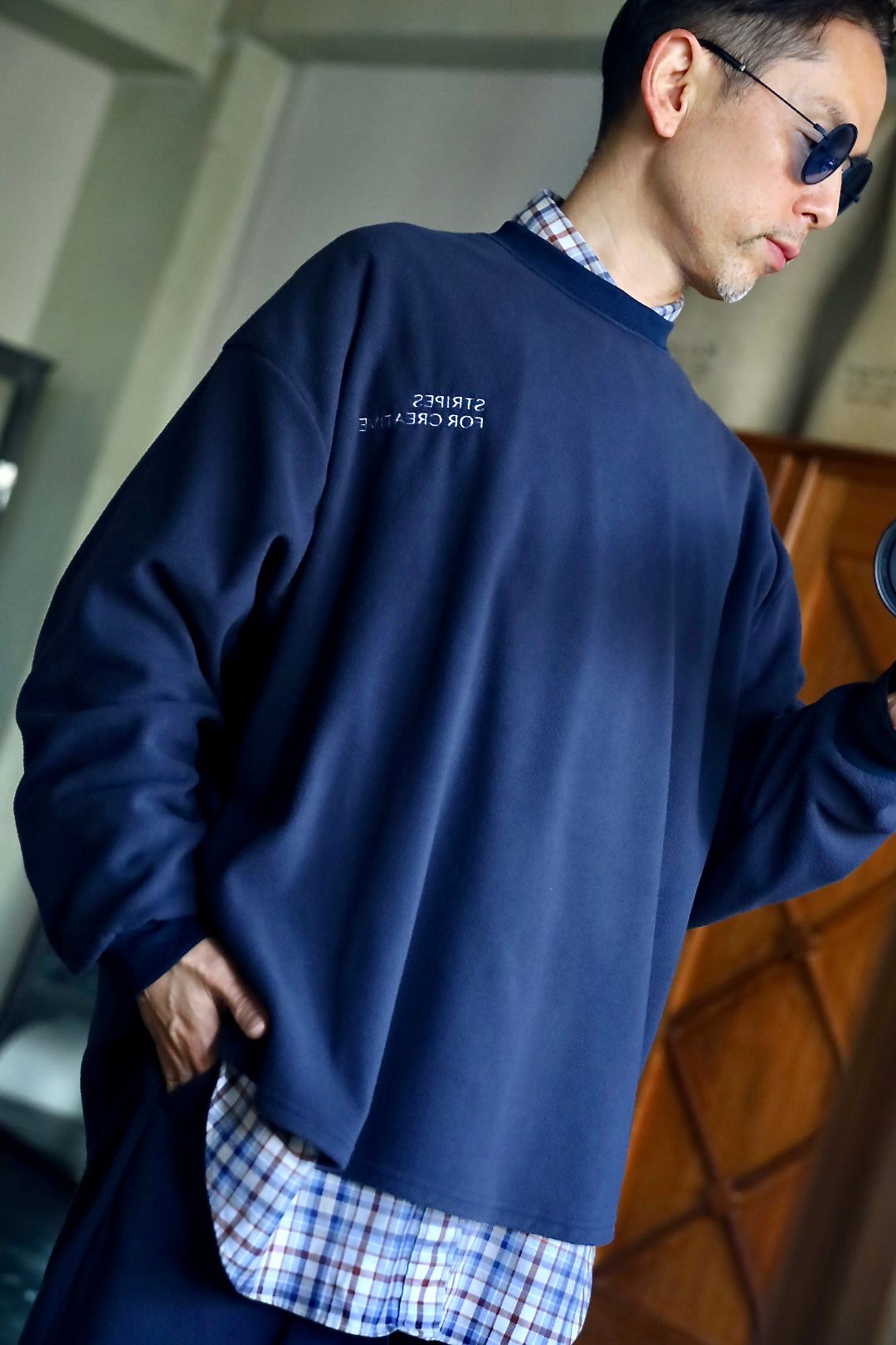 S.F.C FLEECE SUPER BIG LS ROUND TEEスタイル | 7625 | MARK