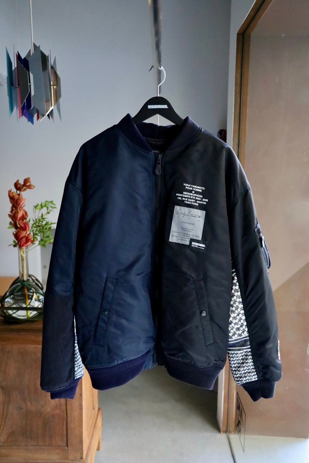 yohji yamamoto - Yohji Yamamoto MA-1 JACKET(HP-J93-602)BLACK | MARK