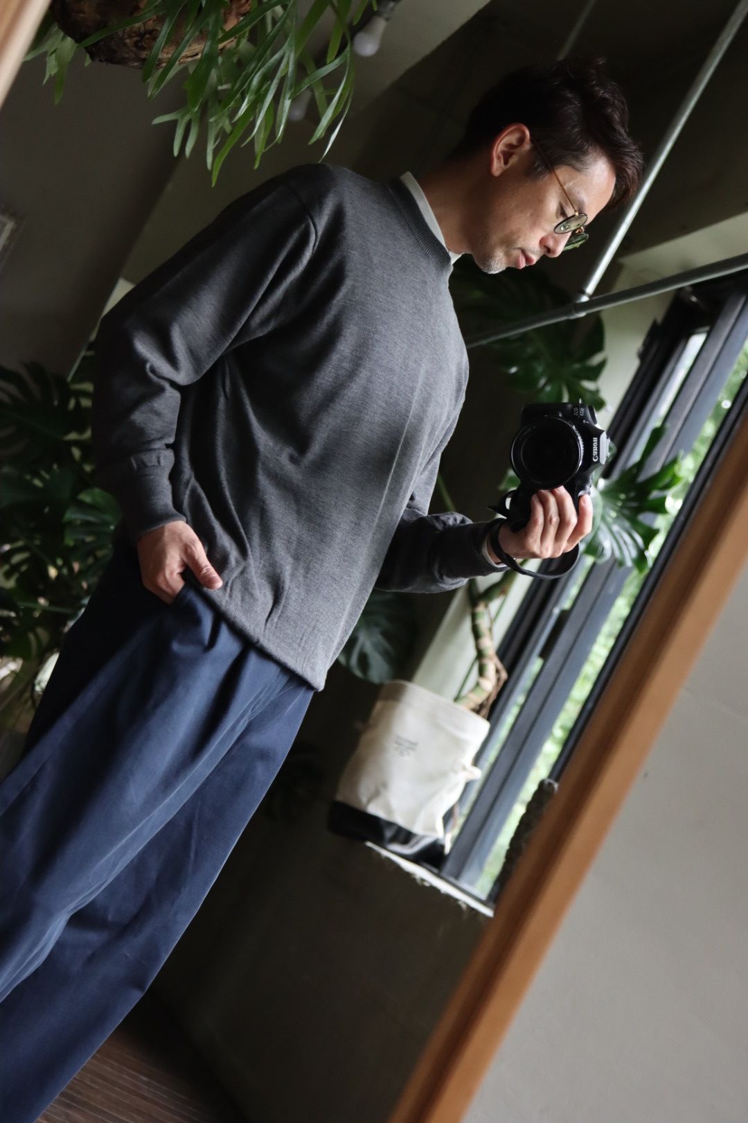 A.PRESSE - アプレッセ22FW L/S Knit T-Shirt (22AAP-03-02H)GRAY | MARK