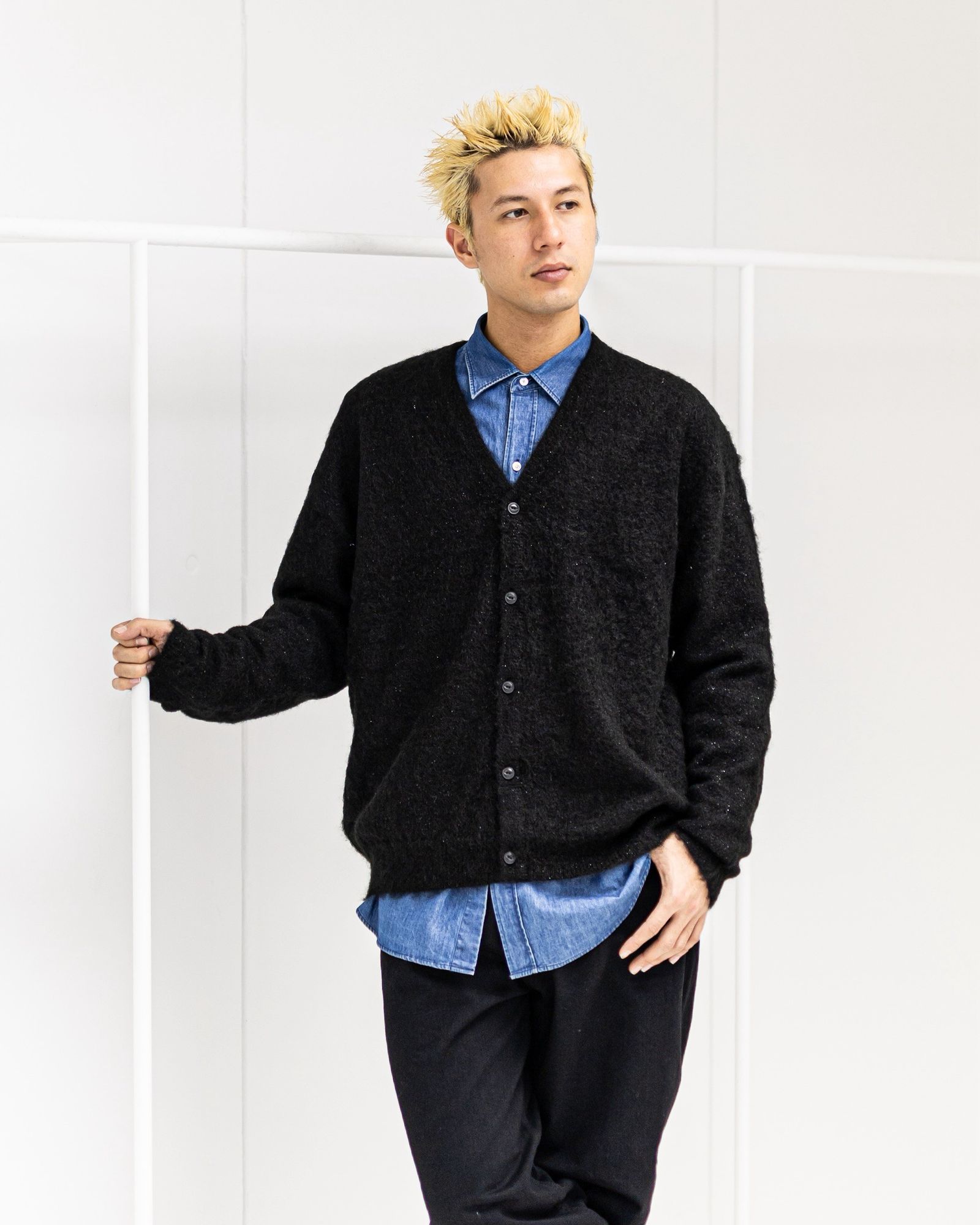 S.F.C 25FW新作 LAME MOHAIR CARDIGAN style.2025.11.21 | 7507 | MARK
