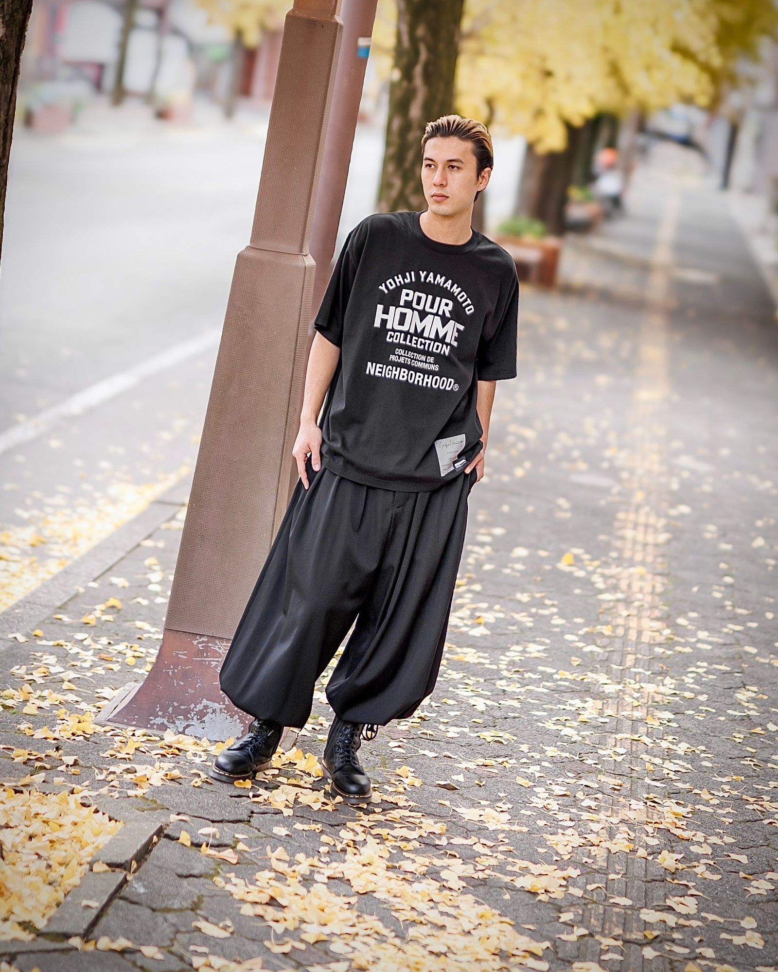 yohji yamamoto - Yohji Yamamoto x NEIGHBORHOOD TEE SS-2(HP-T90-997