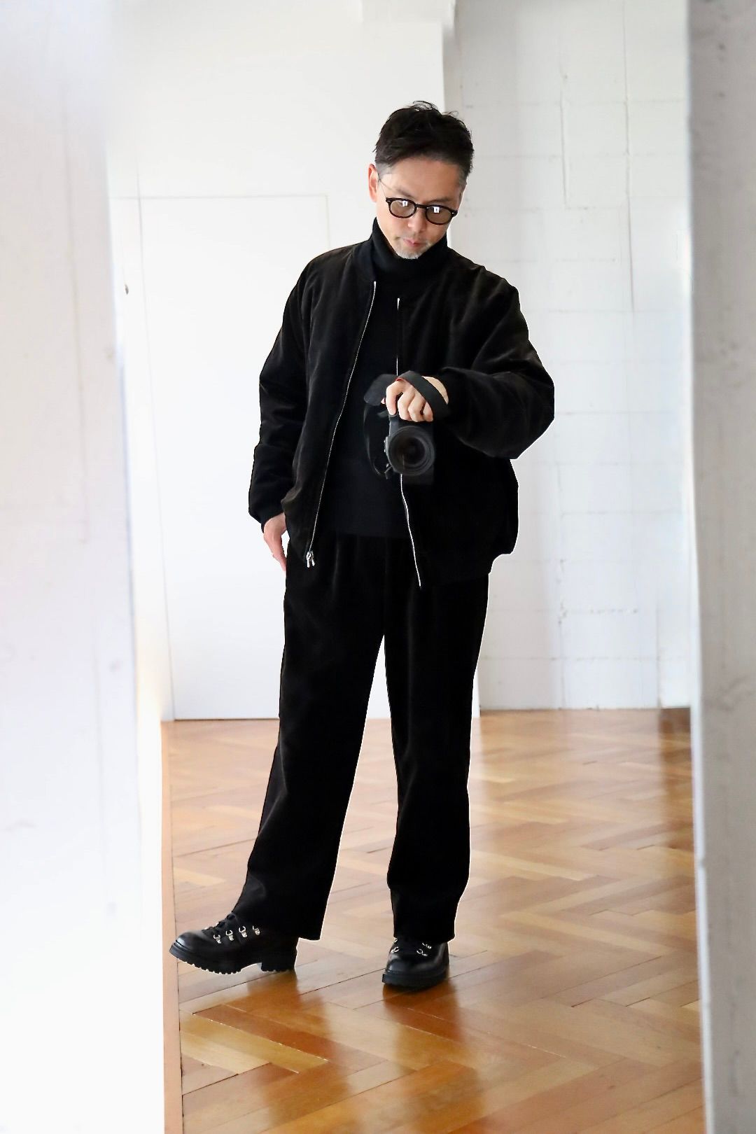 A.PRESSE - アプレッセ Vintage US NAVY Souvenir Velour Jacket(25SAP