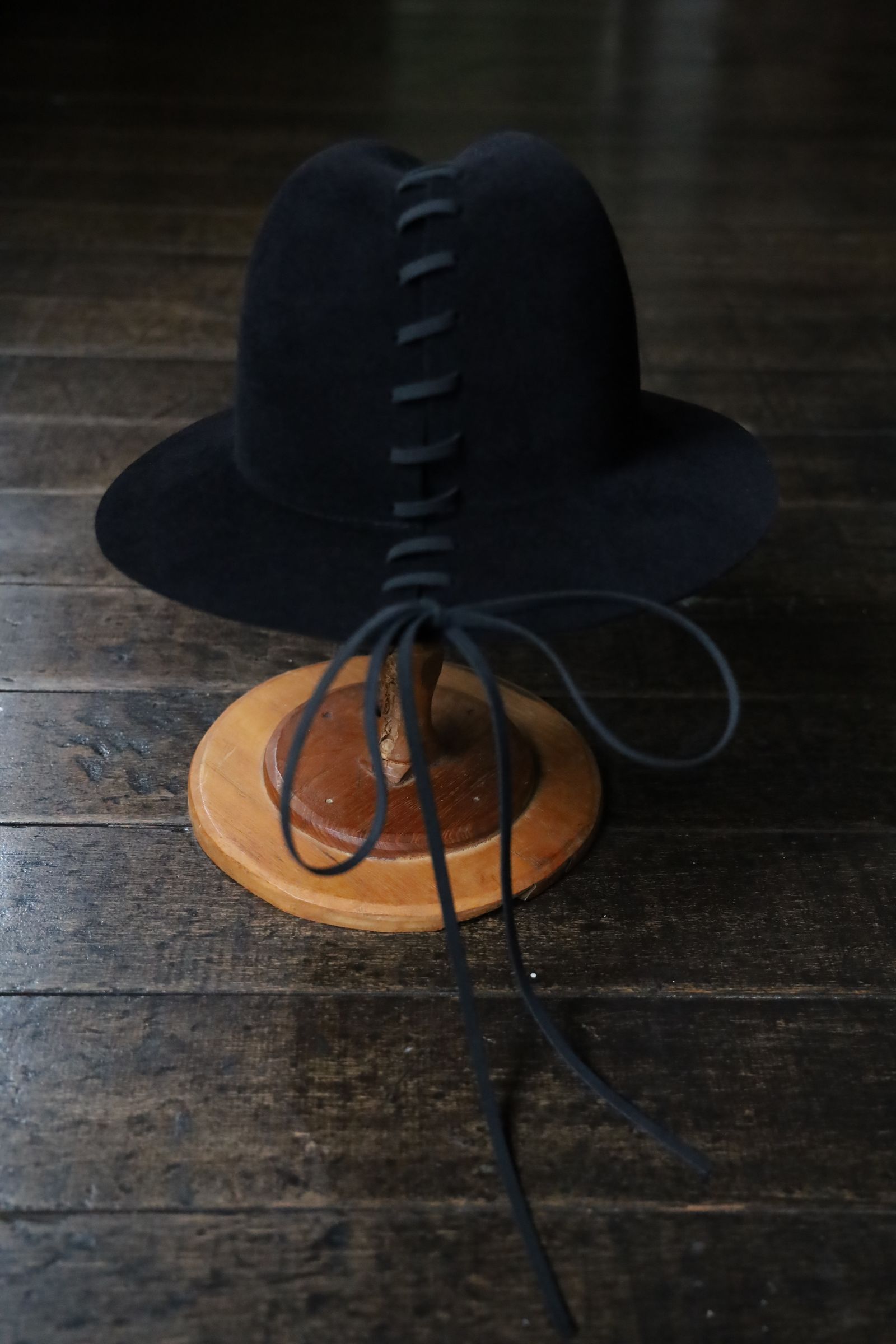 yohji yamamoto - ヨウジヤマモト ハット LACE UP SOFT HAT(HO-H11-977