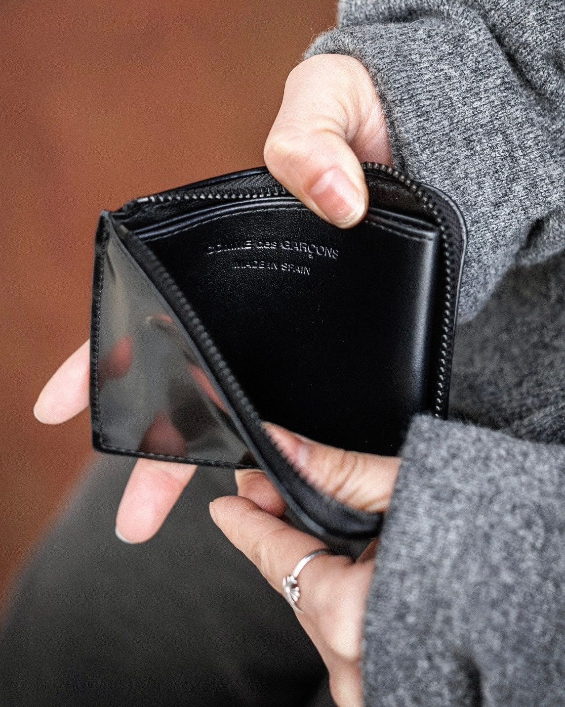 COMME des GARCONS ベルト ストラップ 財布 レザー Comme Des Garçons