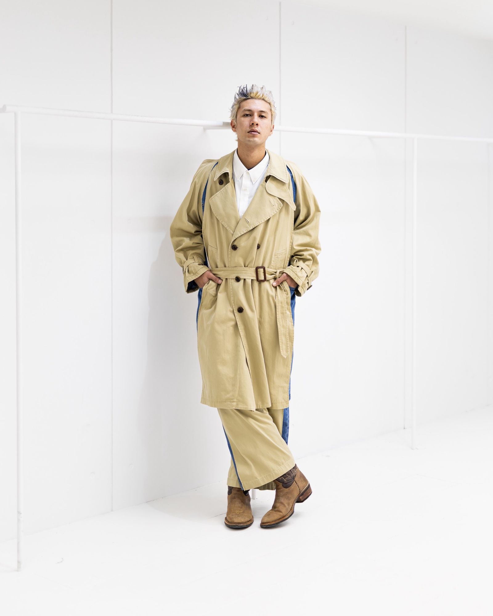 YOKE - YOKE ヨーク コート Connected Trench&Denim Coat(YK26SS01213C