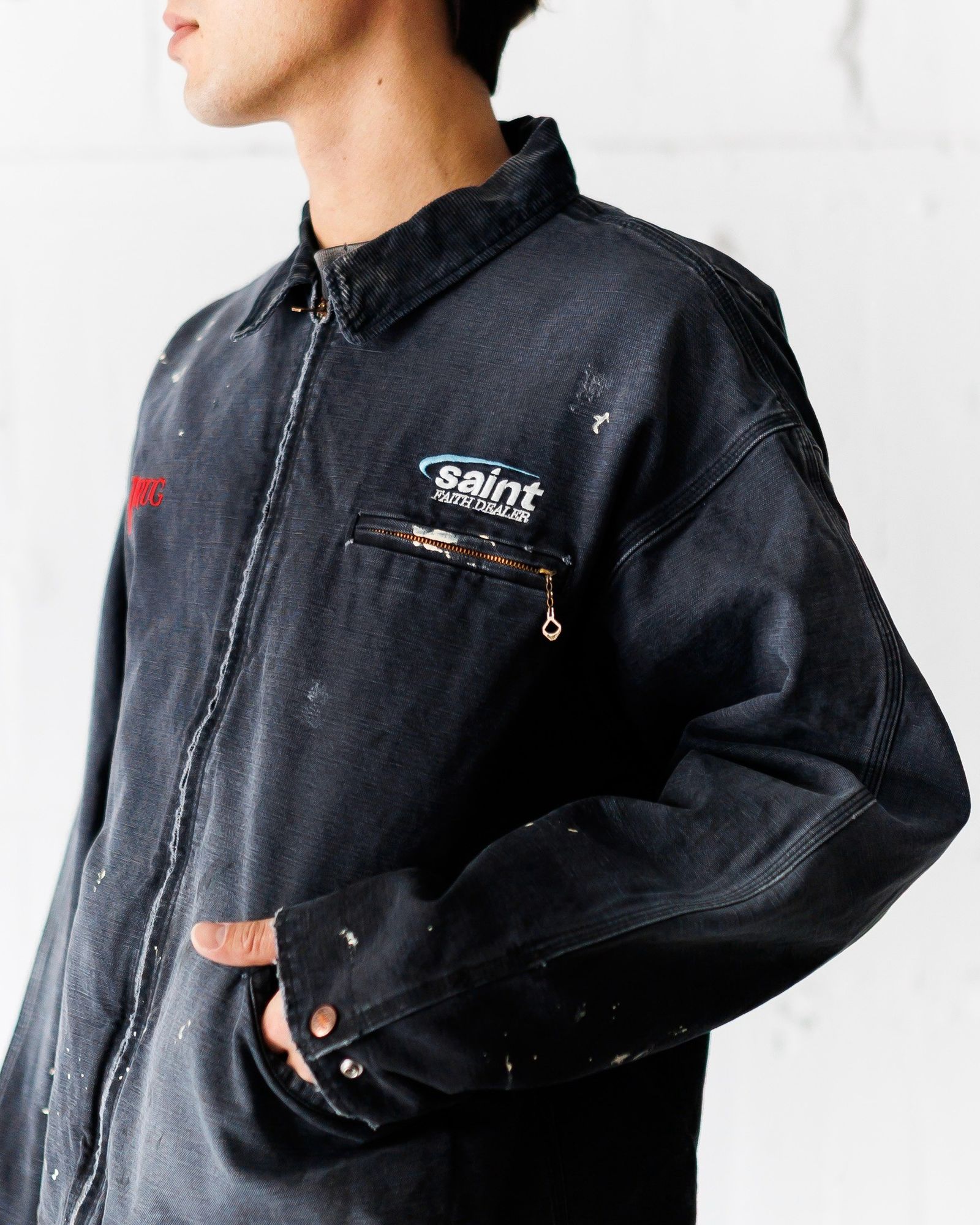 SAINT M×××××× - セントマイケル25SS DETROIT JACKET(SM-HR8-0000-063