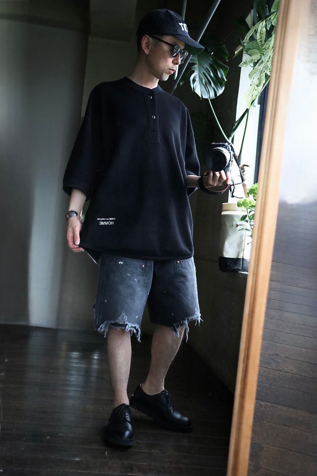 COMME des GARCONS HOMME - コムデギャルソンオム25SS 綿エステル