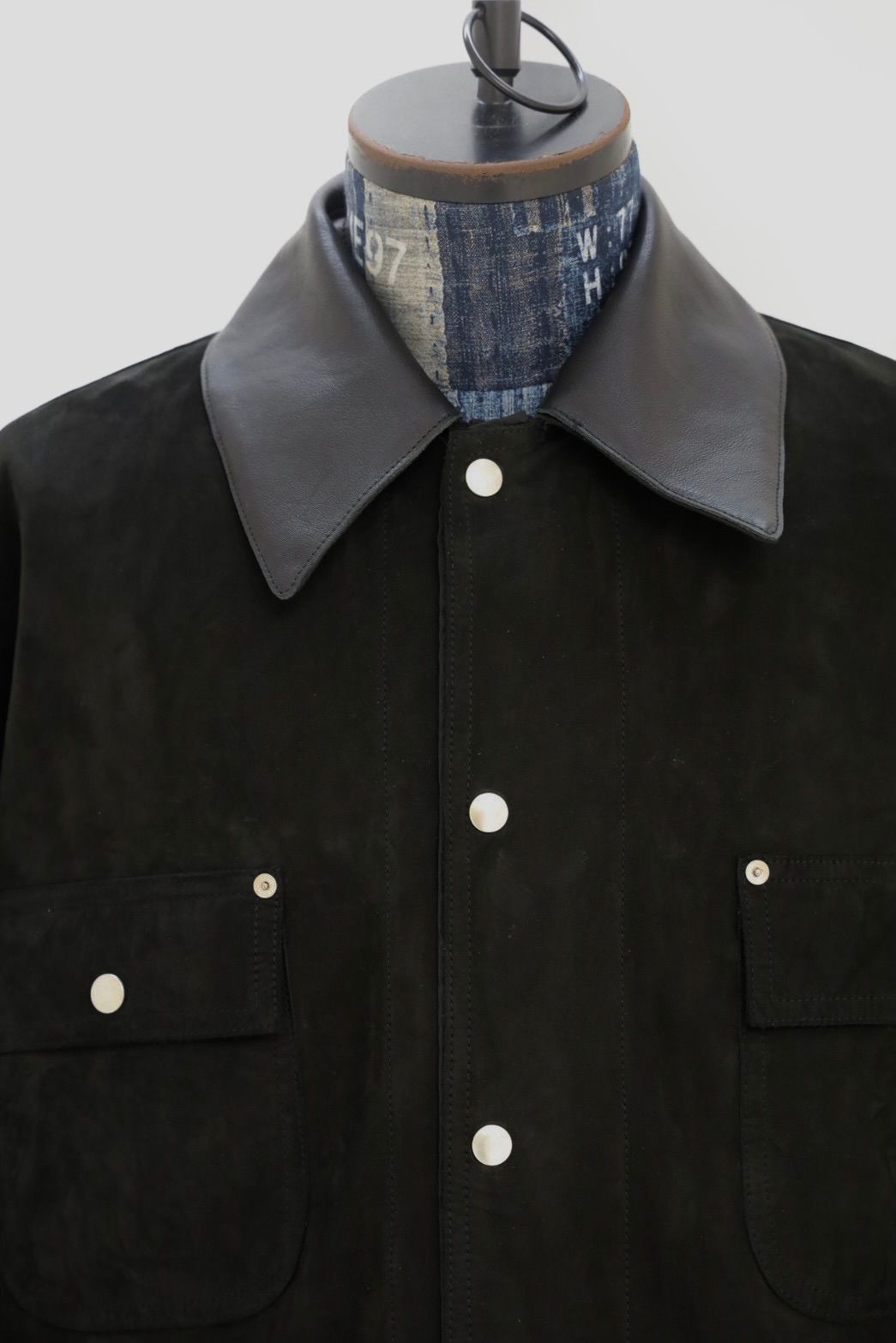 YOKE - ヨーク 25FW カバーオールNuback Leather Coverall Jacket