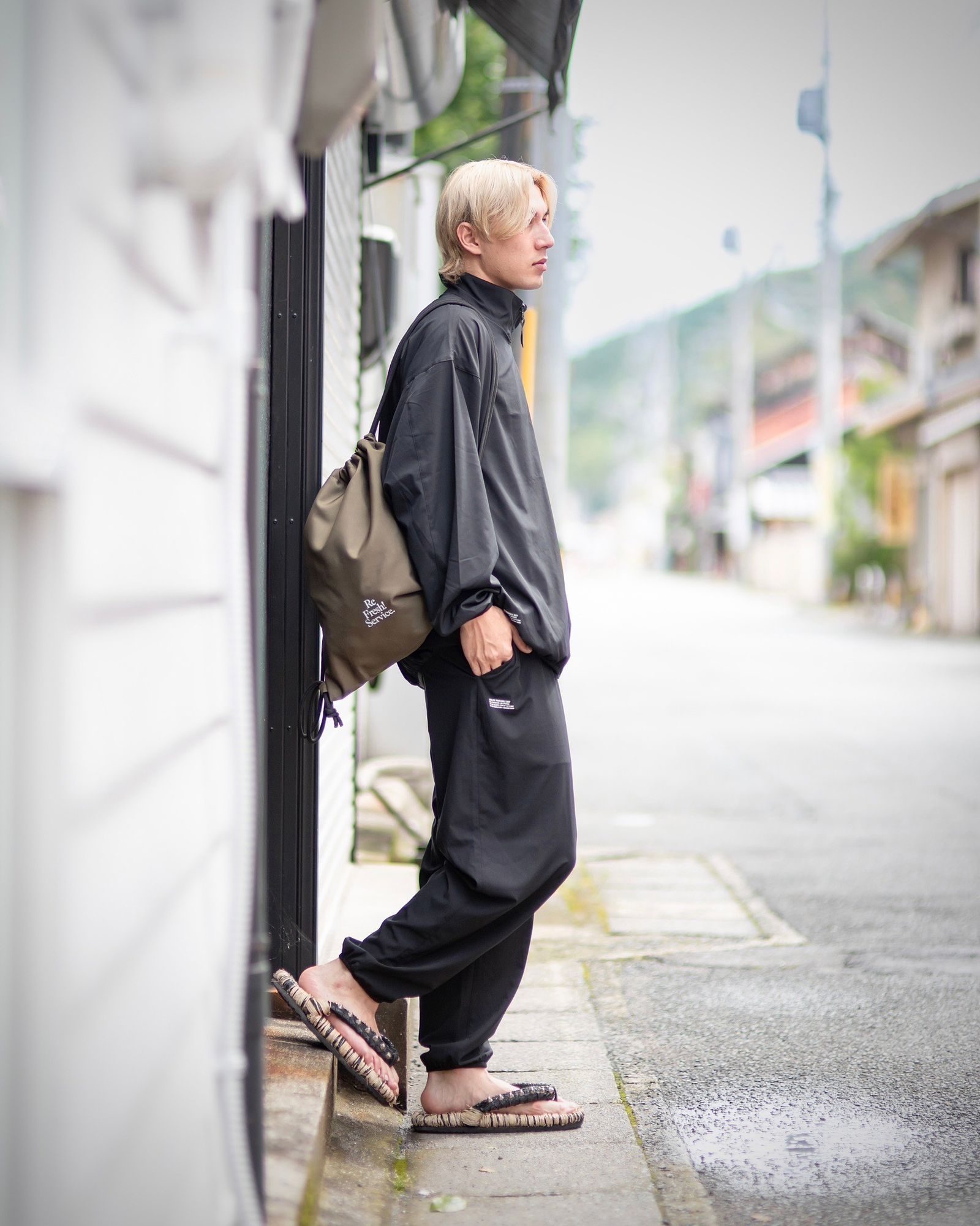 ReFresh!Service. UTILITY PACKABLE SUIT(BLACK)style 2024.6.21