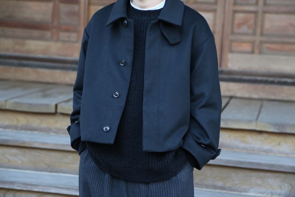 YOKE 3WAY BAL COLLAR SHARE COAT