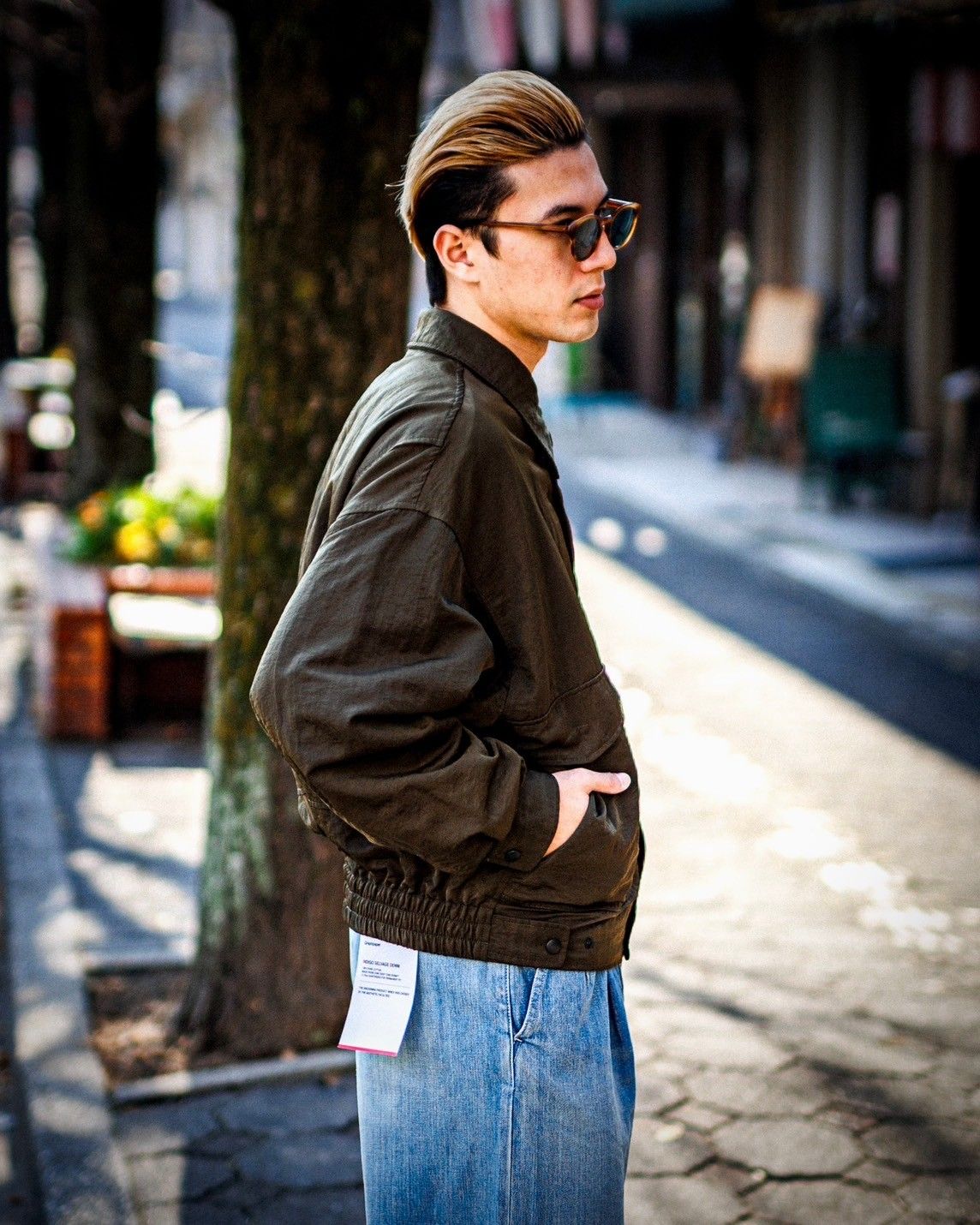 YOKE - ヨーク25SS NYLON BOMBER JACKET(YK25SS0909B)KHAKI☆1月18日