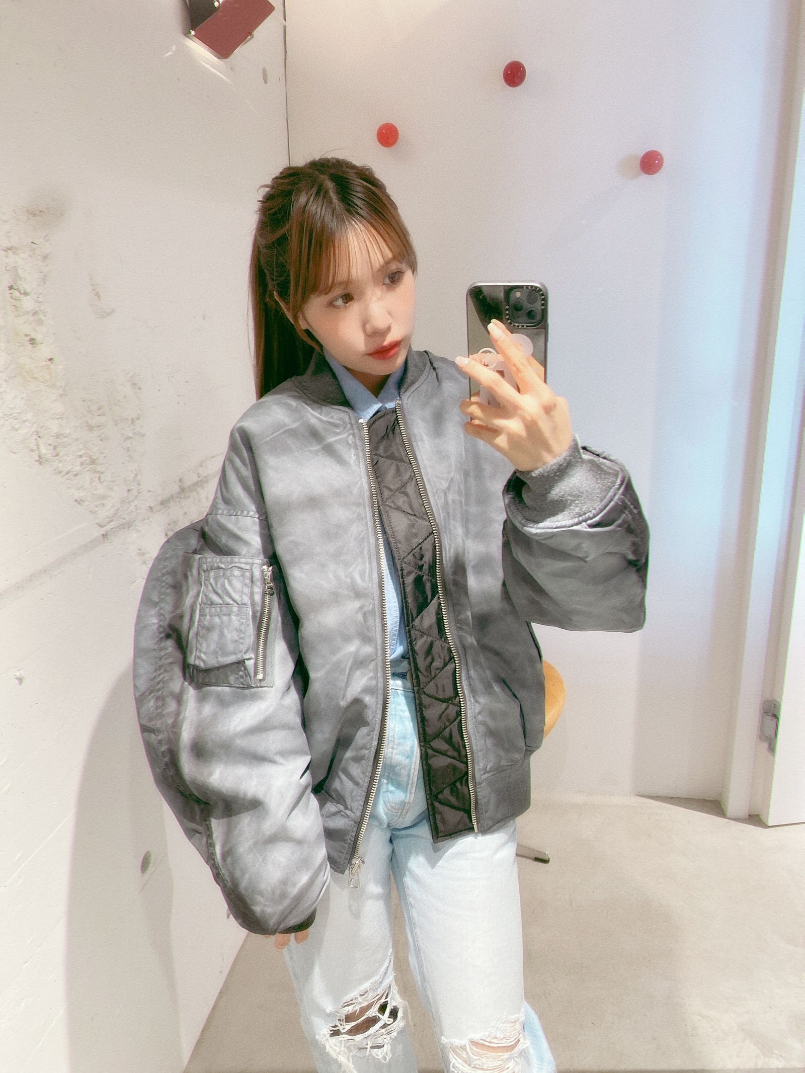 YOKE 新作SPREY PRINTED BOMBER JACKET style.2024.8.23 | 5251 | MARK