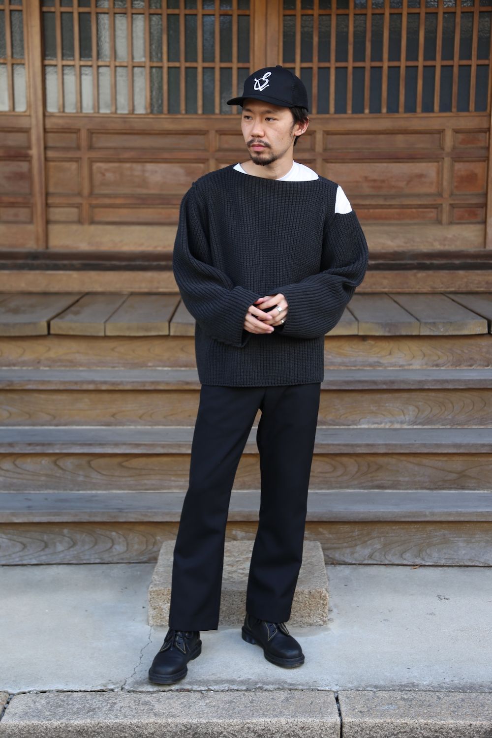 sulvam Slit over knit