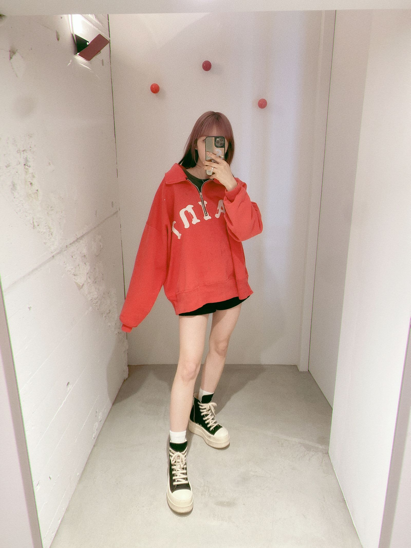 セントマイケル 新作HALF ZIP SWEAT style.2024.3.8 | 4350 | MARK