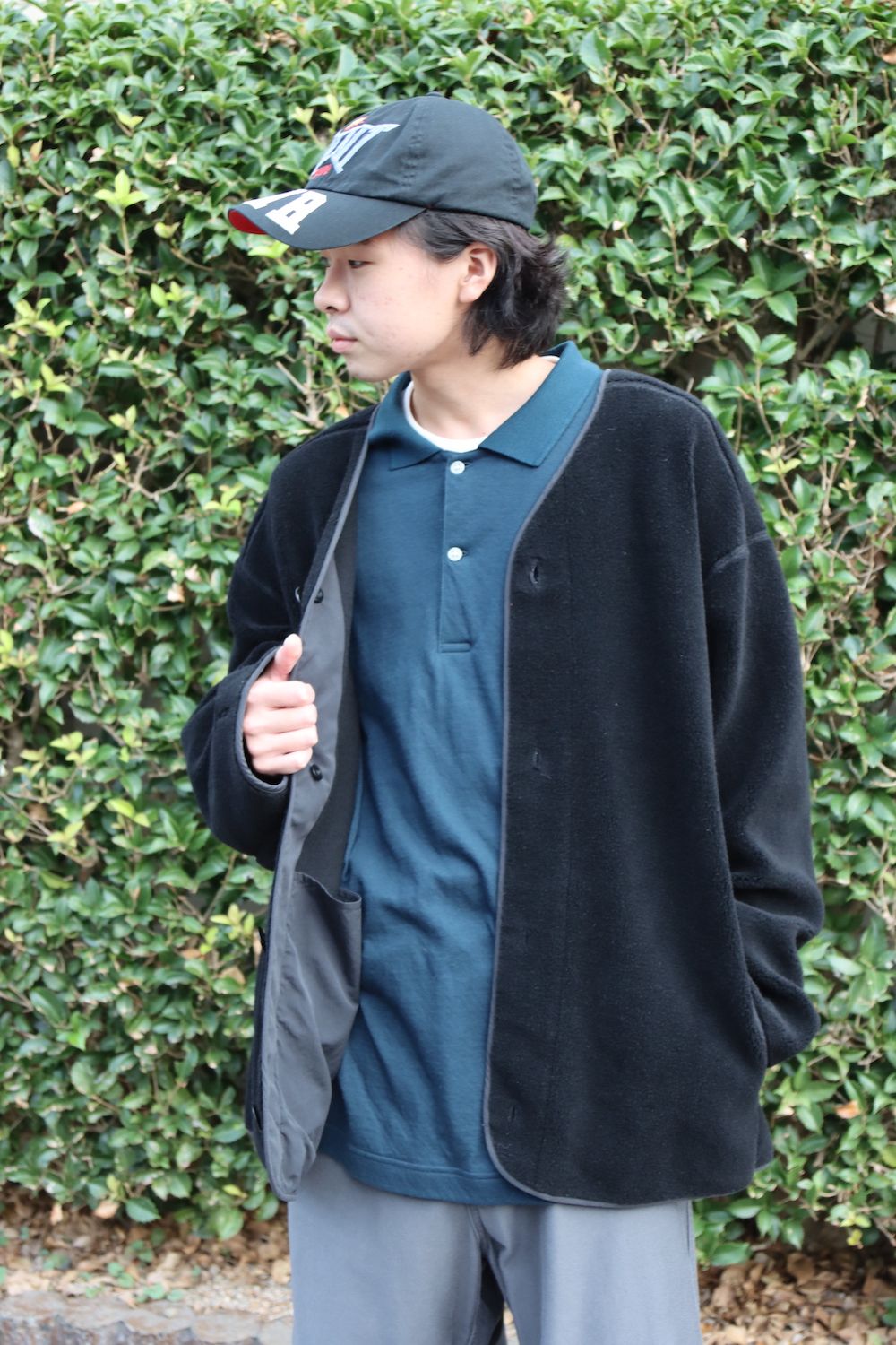 Graphpaper Wool Boa Liner Blouson(GM213-70207) style. 2021.10.20