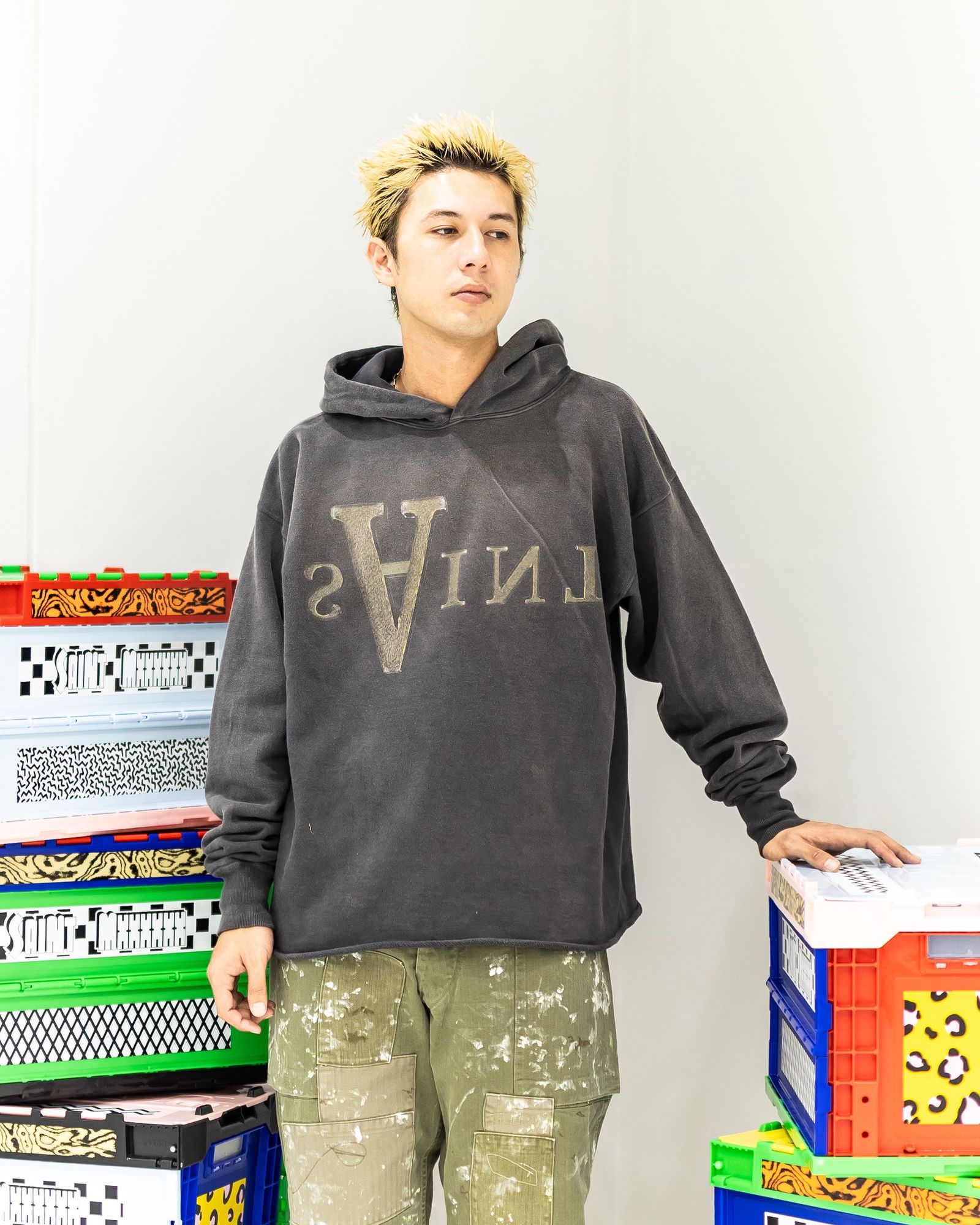 SAINT M×××××× - セントマイケル マフラー BABY MICHAEL SCARF(SM-HR1