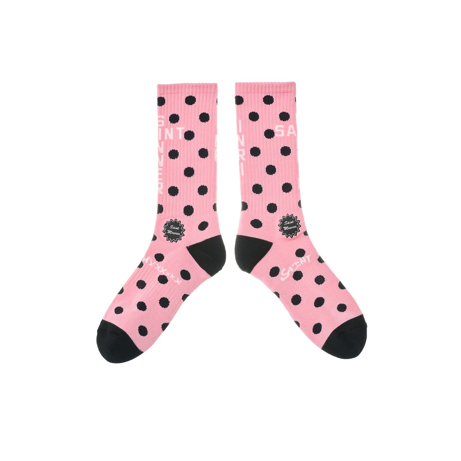 SAINT M×××××× - セントマイケル 26SS DOT SOCKS(SM-MK8-0000-104)PINK