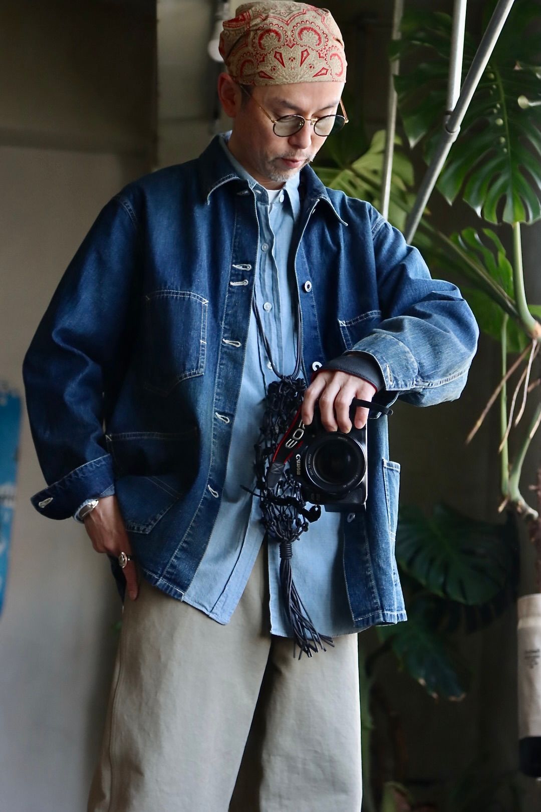 A.PRESSE - アプレッセ23SSデニムシャツ Washed Chambray Shirt(223SAP
