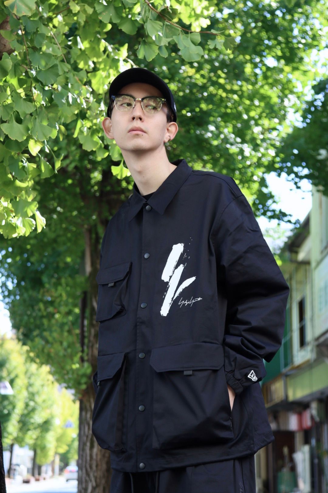 Yohji Yamamoto×NEWERA フィールドコーチジャケットスタイル | 3877 | MARK