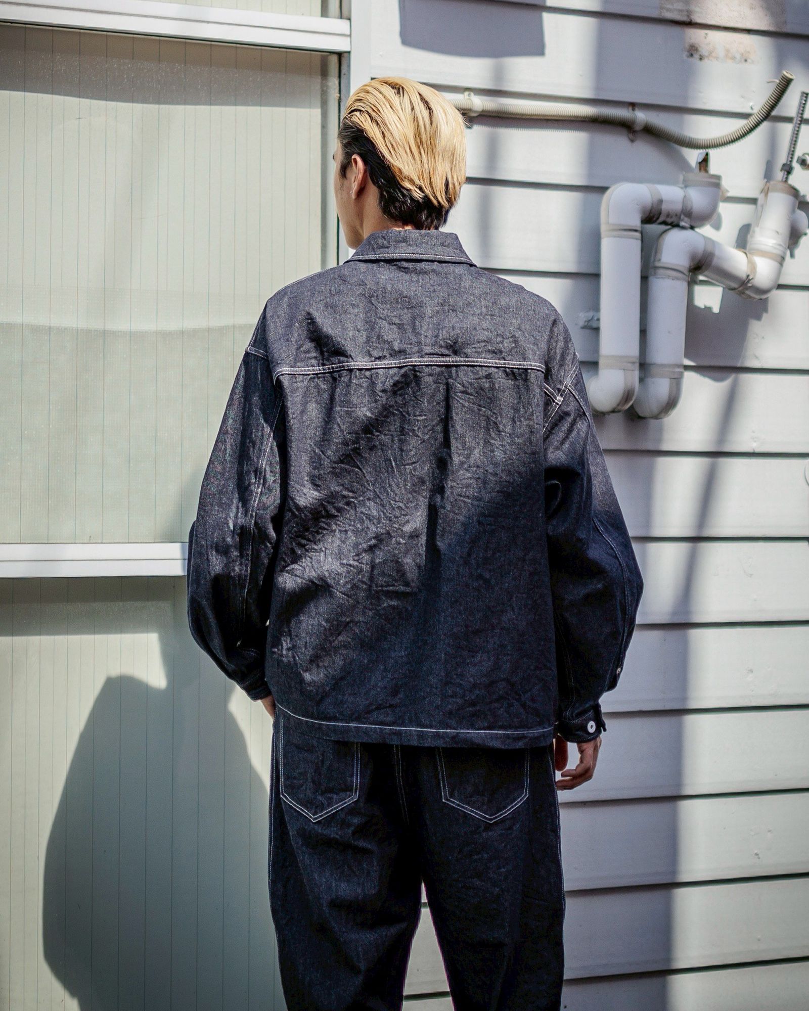 COMME des GARCONS HOMME ジップアップデニムジャケット セットアップ