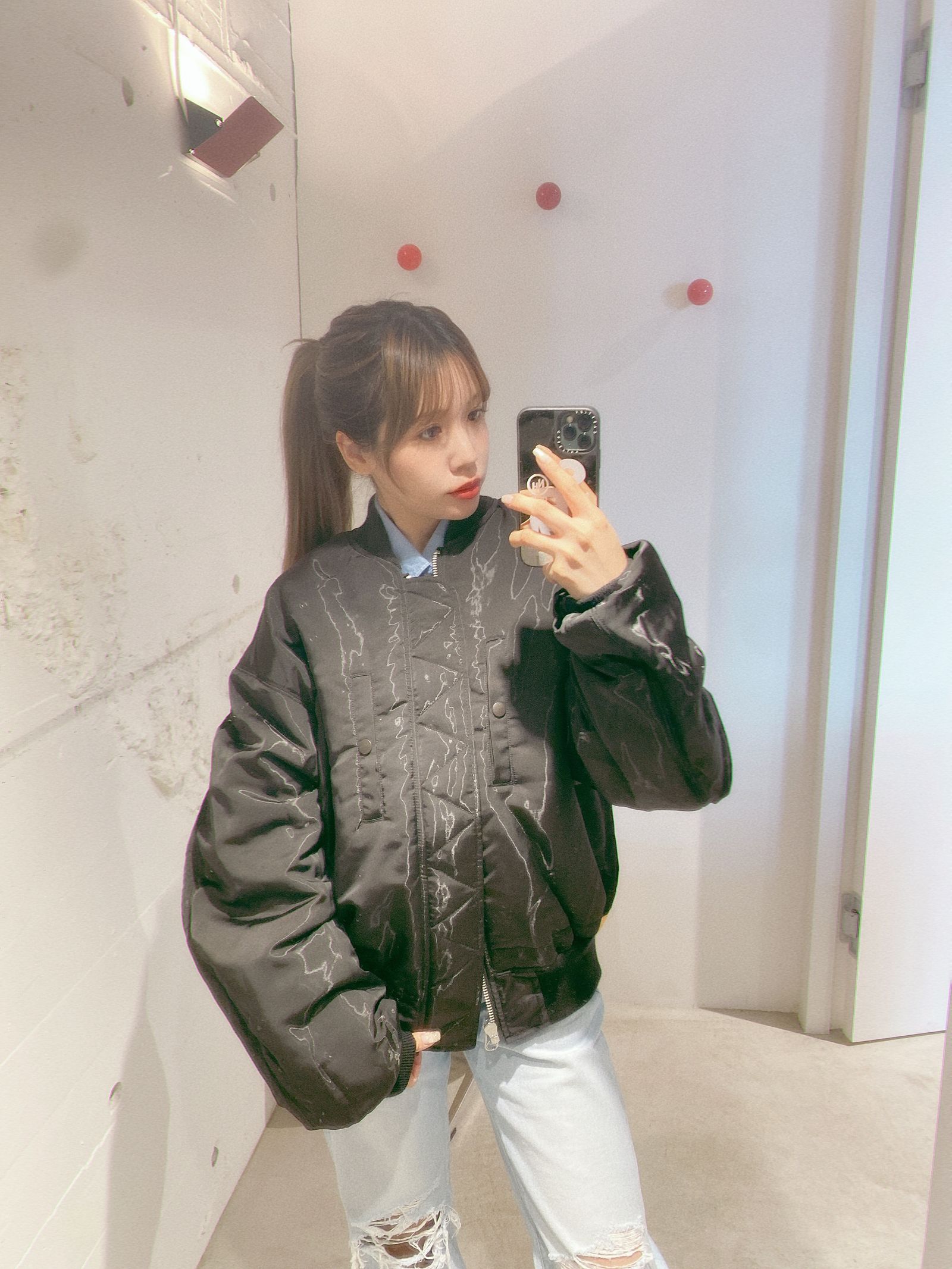 YOKE 新作SPREY PRINTED BOMBER JACKET style.2024.8.23 | 5251 | MARK