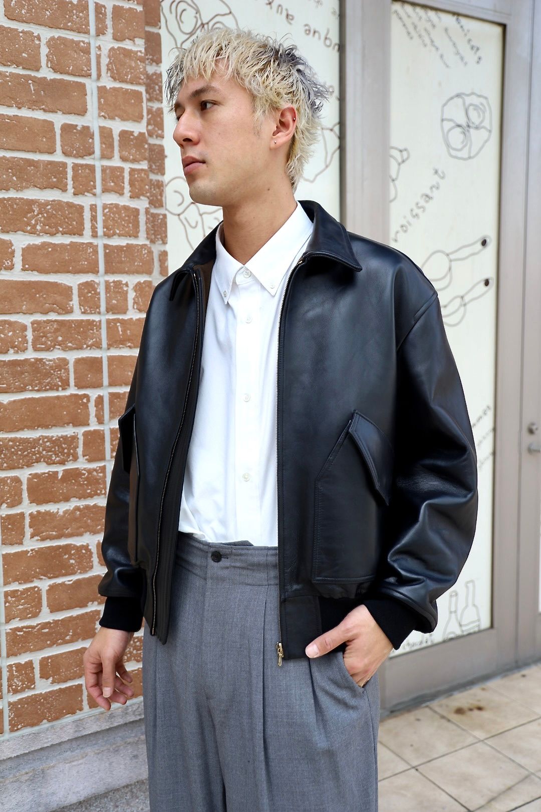 A.PRESSE - アプレッセ 2026 STYLE1 Leather CWU-45 Flight Jacket