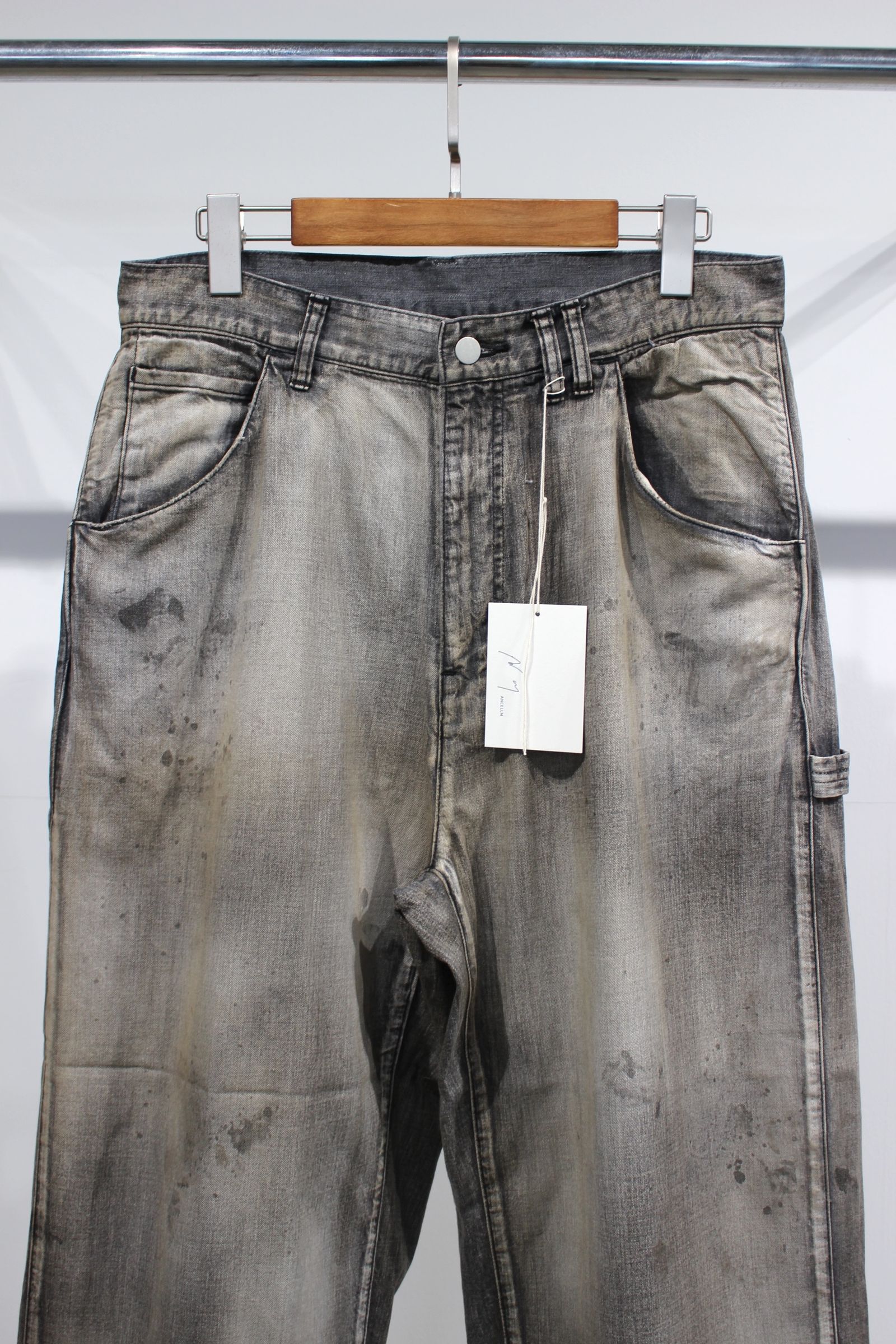 ANCELLM - AGING PAINTER PANTS/BLACK | NapsNote