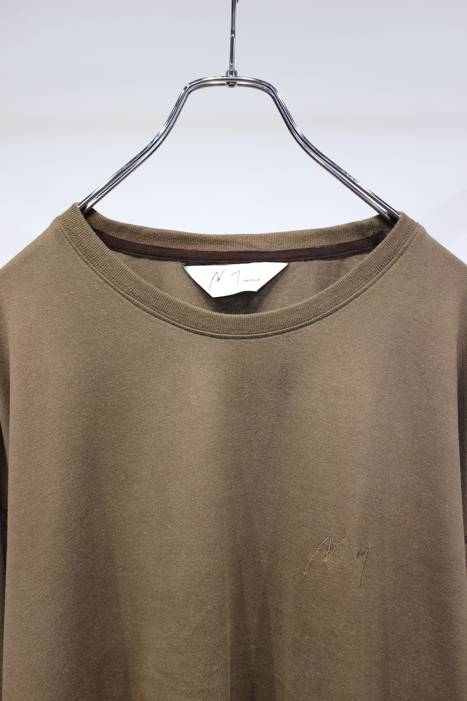 ANCELLM - UNEVENNESS type-U LS T-SHIRT | BROWN | カットソー | NapsNote