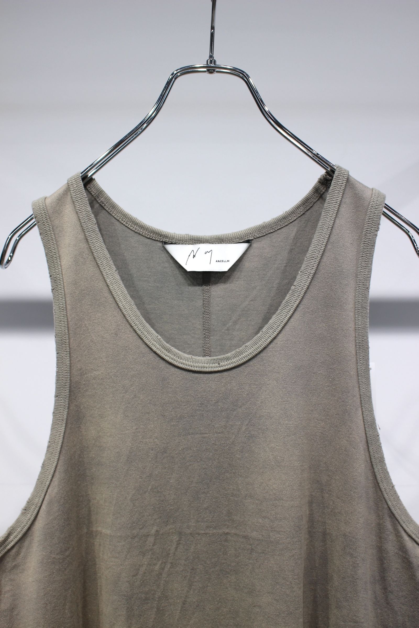 ANCELLM - DAMAGE TANK TOP | GRAY | タンクトップ | NapsNote