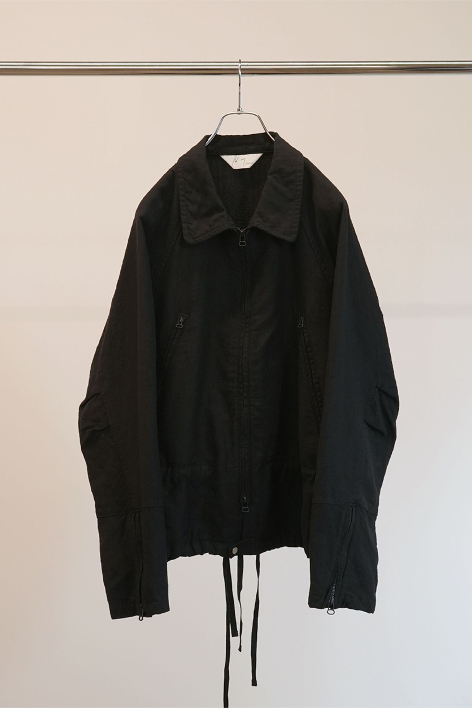 ANCELLM - W/L ZIP JACKET | BLACK | ジップジャケット | NapsNote
