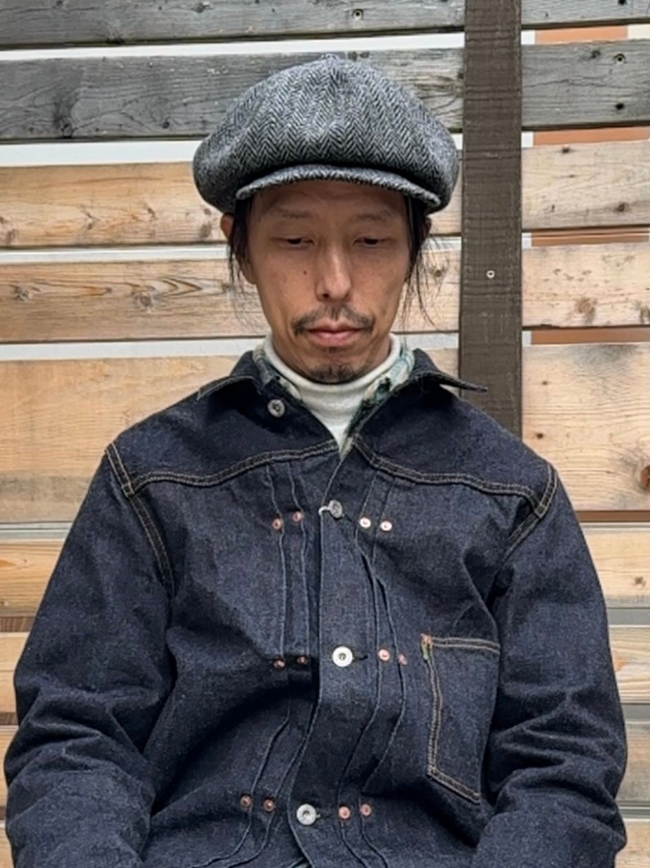 HIGHER - ハリスツイードへリンボーンキャスケット / グレー | NARO