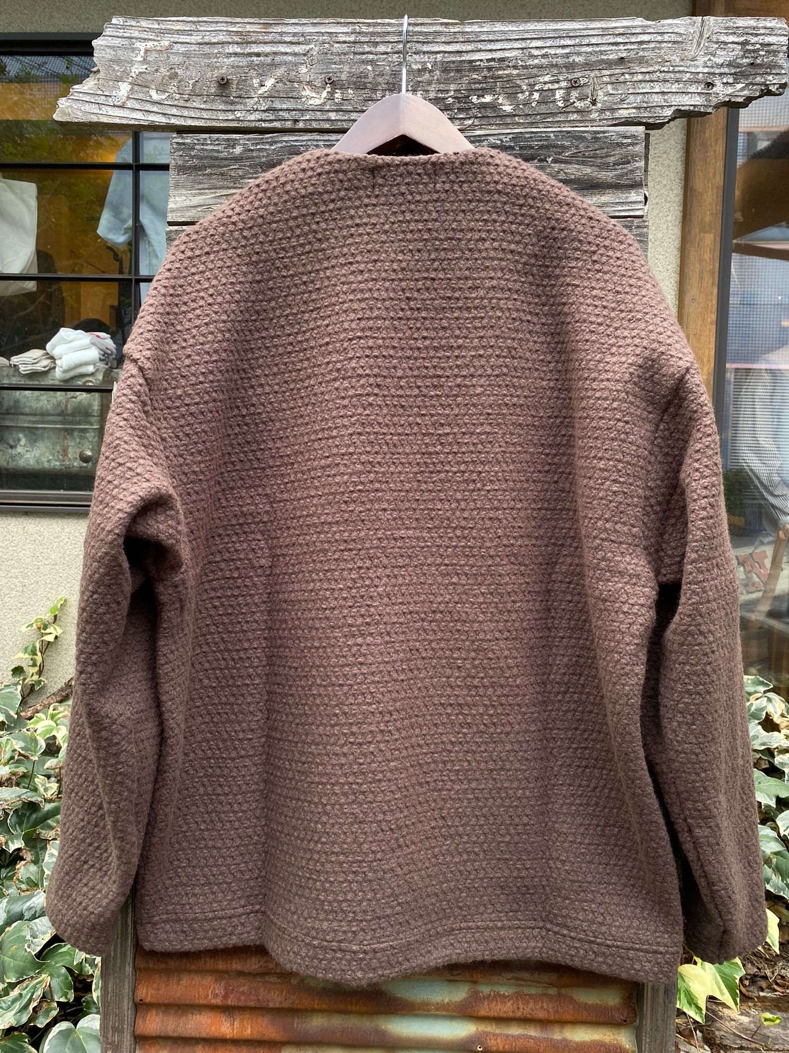 Nasngwam. - WALL CARDIGAN / BROWN | NARO CLOTHING