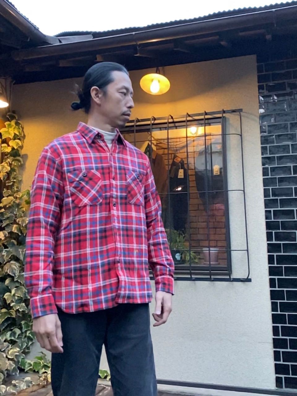SUGAR CANE - SC28956 / TWILL CHECK WORK SHIRT / ヘビーネルワーク
